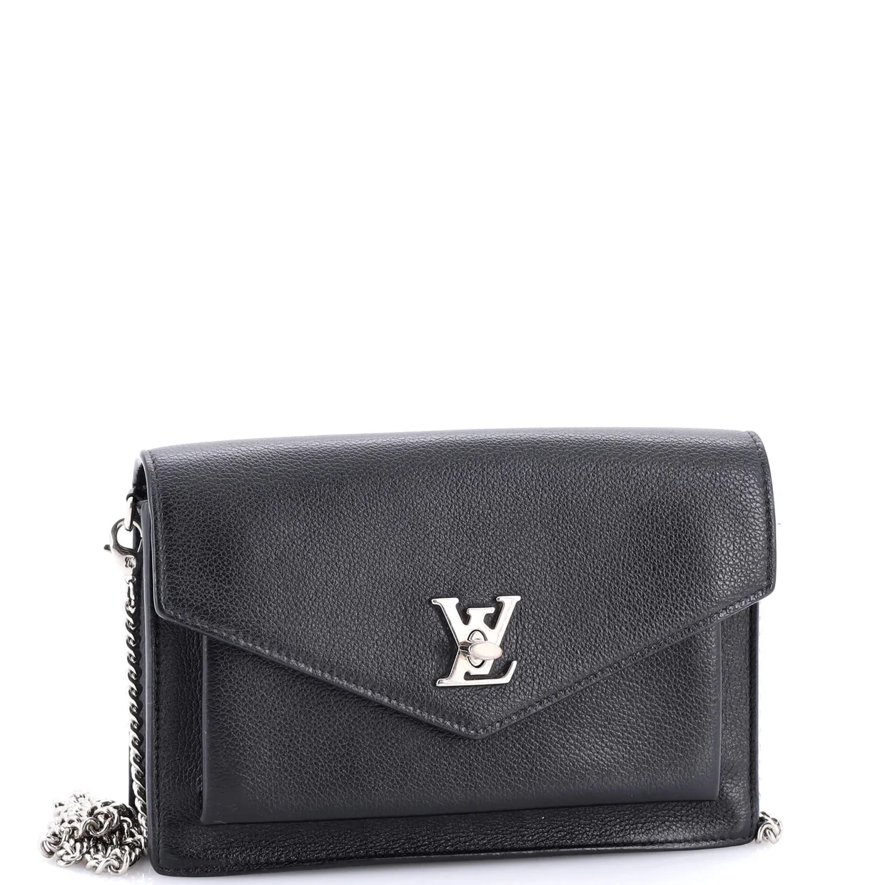 Mylockme Chain Pochette Leather - Deep Luxury