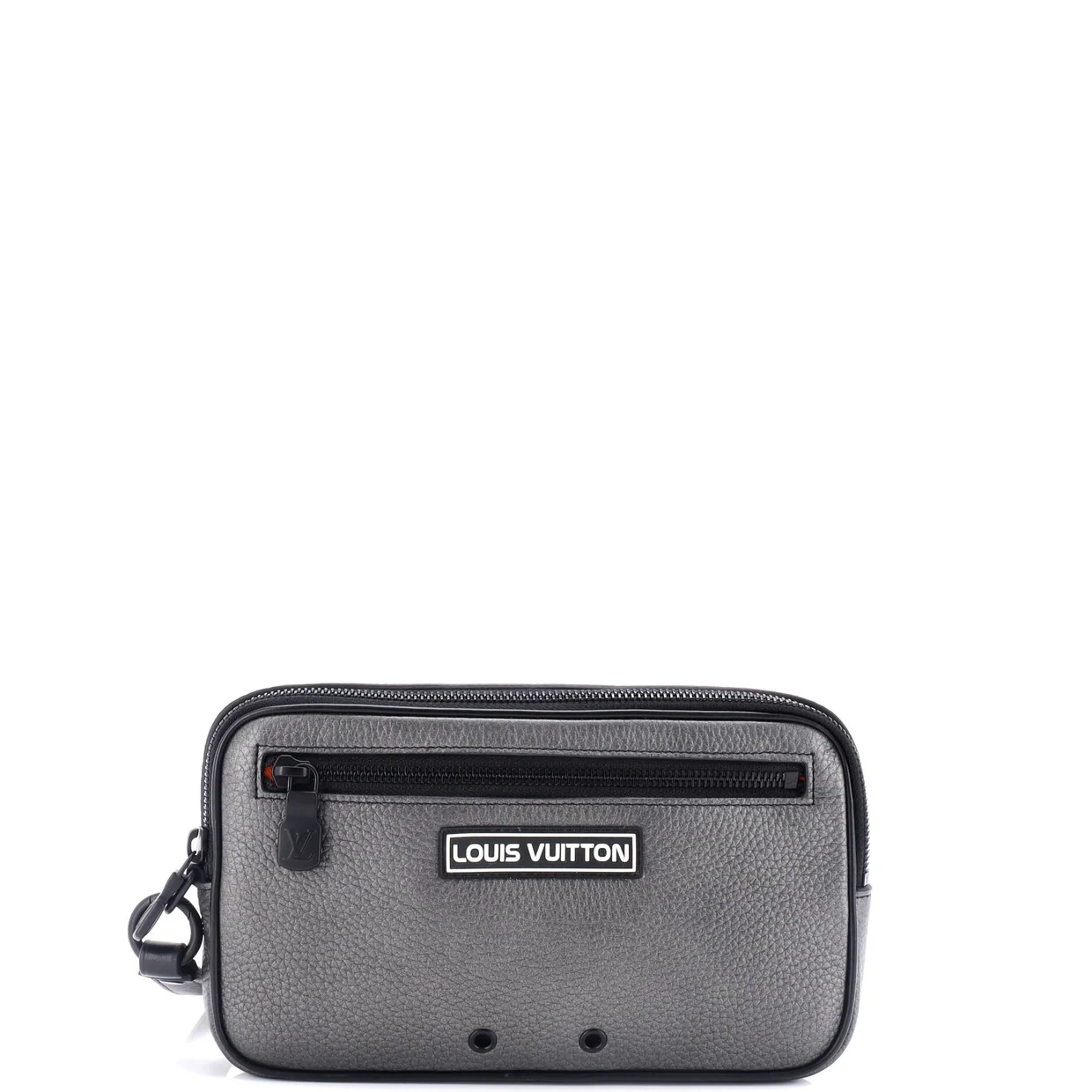 Alpha Wristlet Clutch Taurillon Leather - Deep Luxury