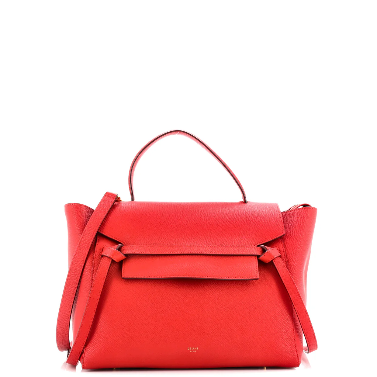 Belt Bag Textured Leather Mini - Deep Luxury