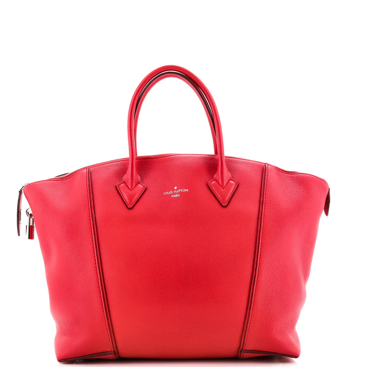 Soft Lockit Handbag Leather MM - Deep Luxury