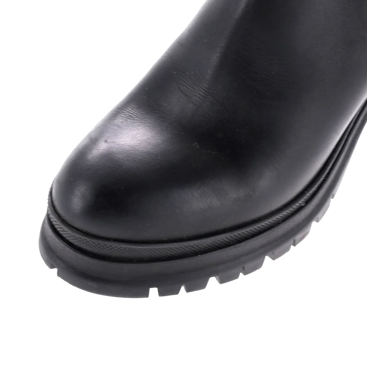 Women's Block Heeled Chelsea Boots Leather - Deep Luxury