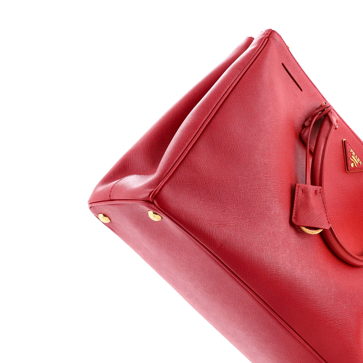 Double Zip Lux Tote Saffiano Leather Large - Deep Luxury
