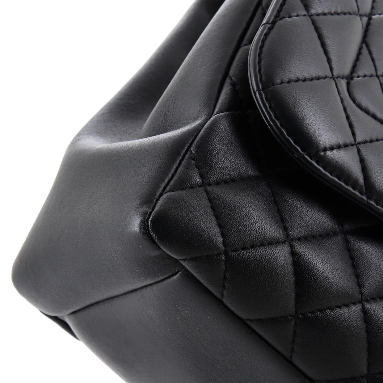 Mademoiselle Chic Flap Bag Quilted Lambskin Jumbo - Deep Luxury