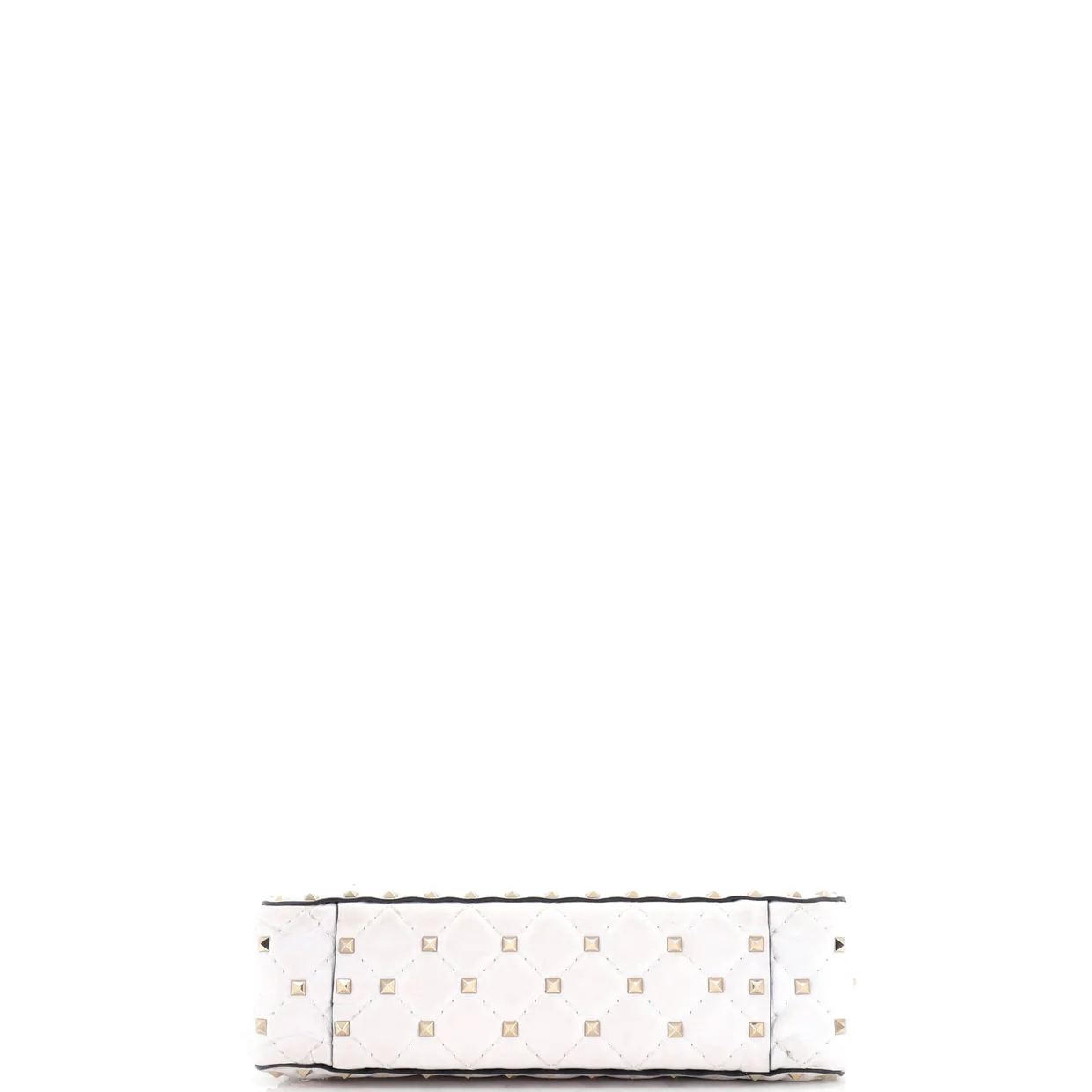 VLTN Rockstud Spike Flap Bag Quilted Leather Medium - Deep Luxury