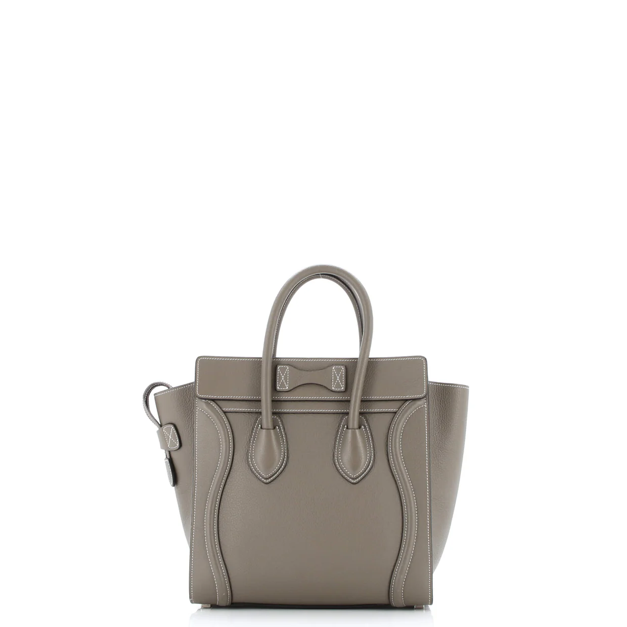 Luggage Bag Grainy Leather Micro - Deep Luxury