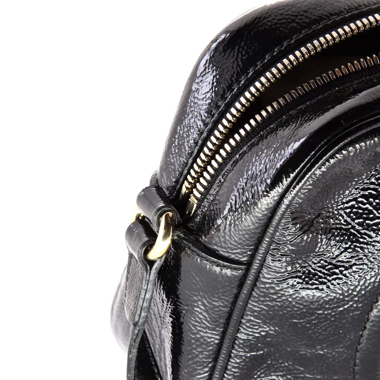 Soho Disco Crossbody Bag Patent Small - Deep Luxury