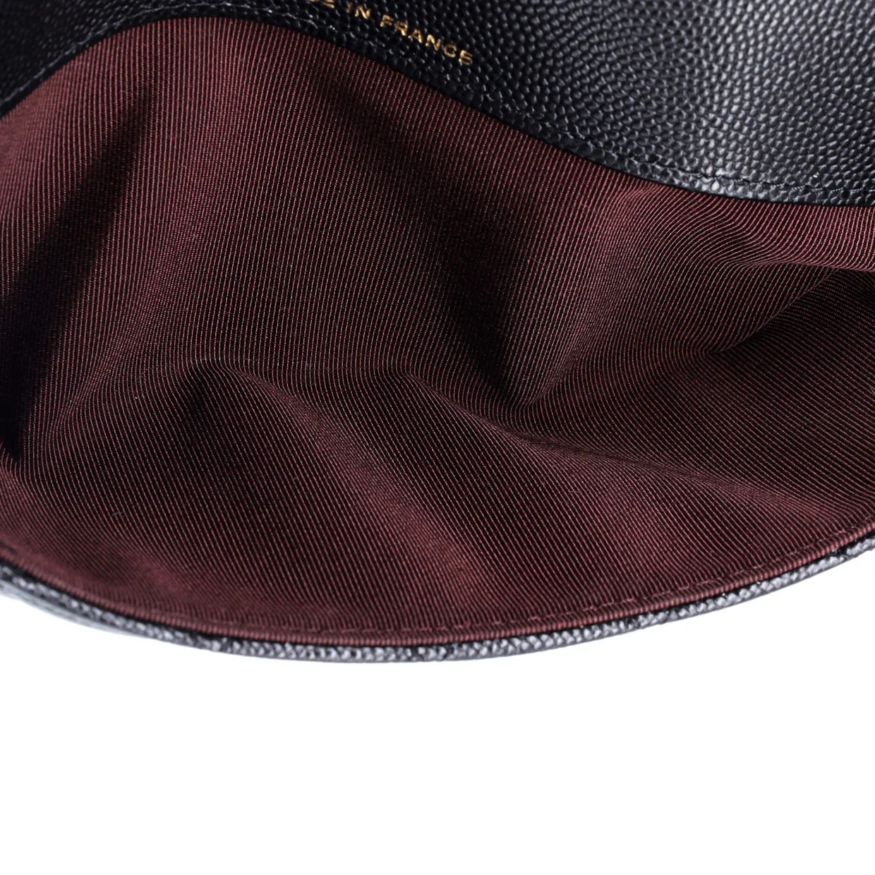 Classic Sunglasses Case with Chain Quilted Caviar - Deep Luxury