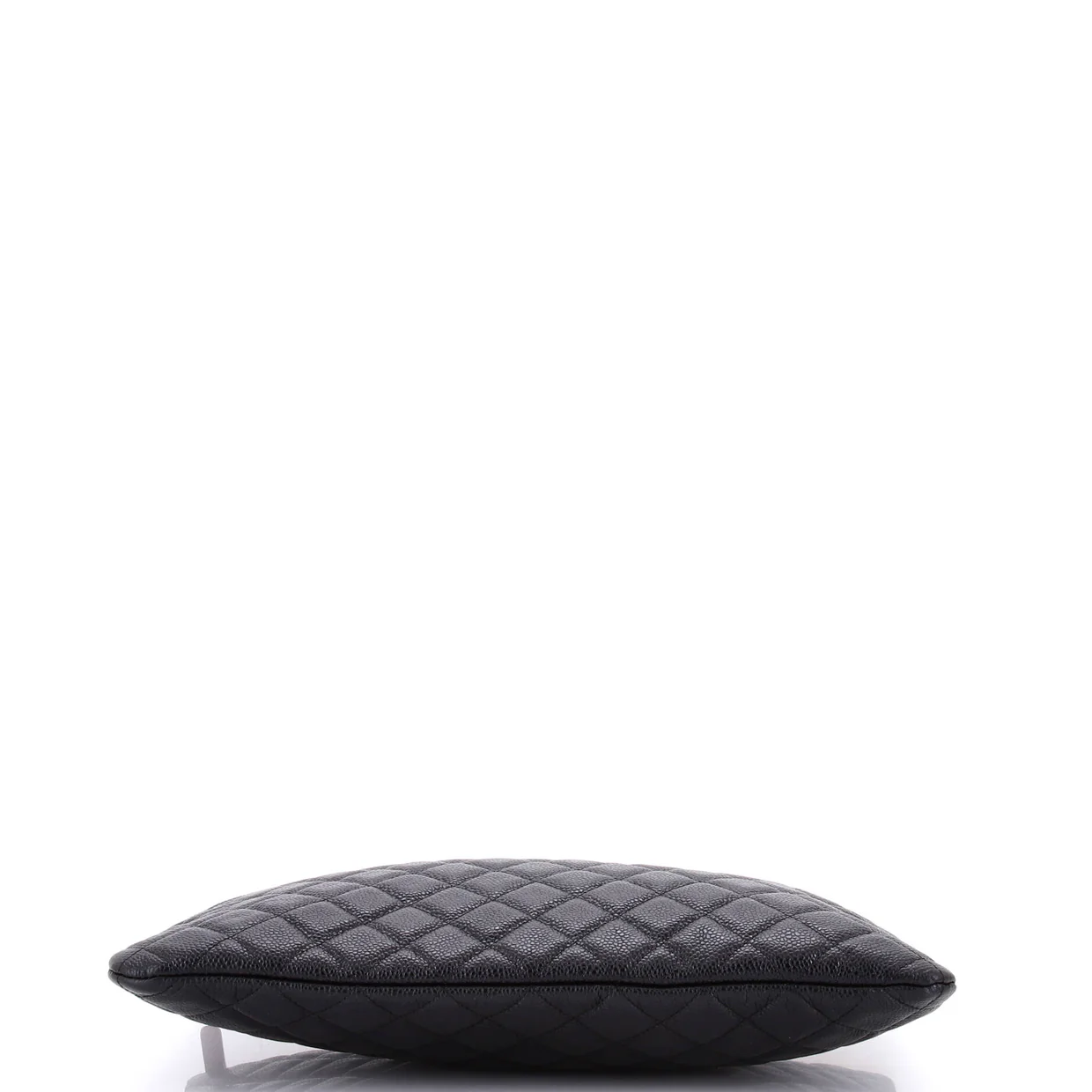 O Case Clutch Quilted Caviar Large - Deep Luxury