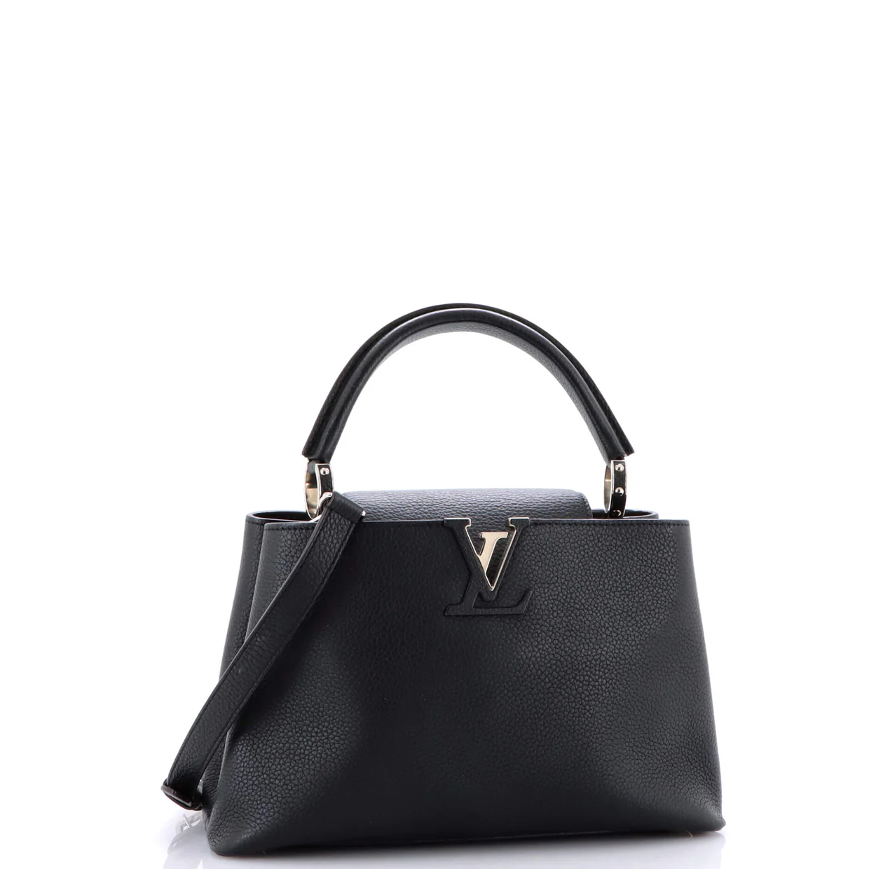 Capucines Bag Leather PM - Deep Luxury