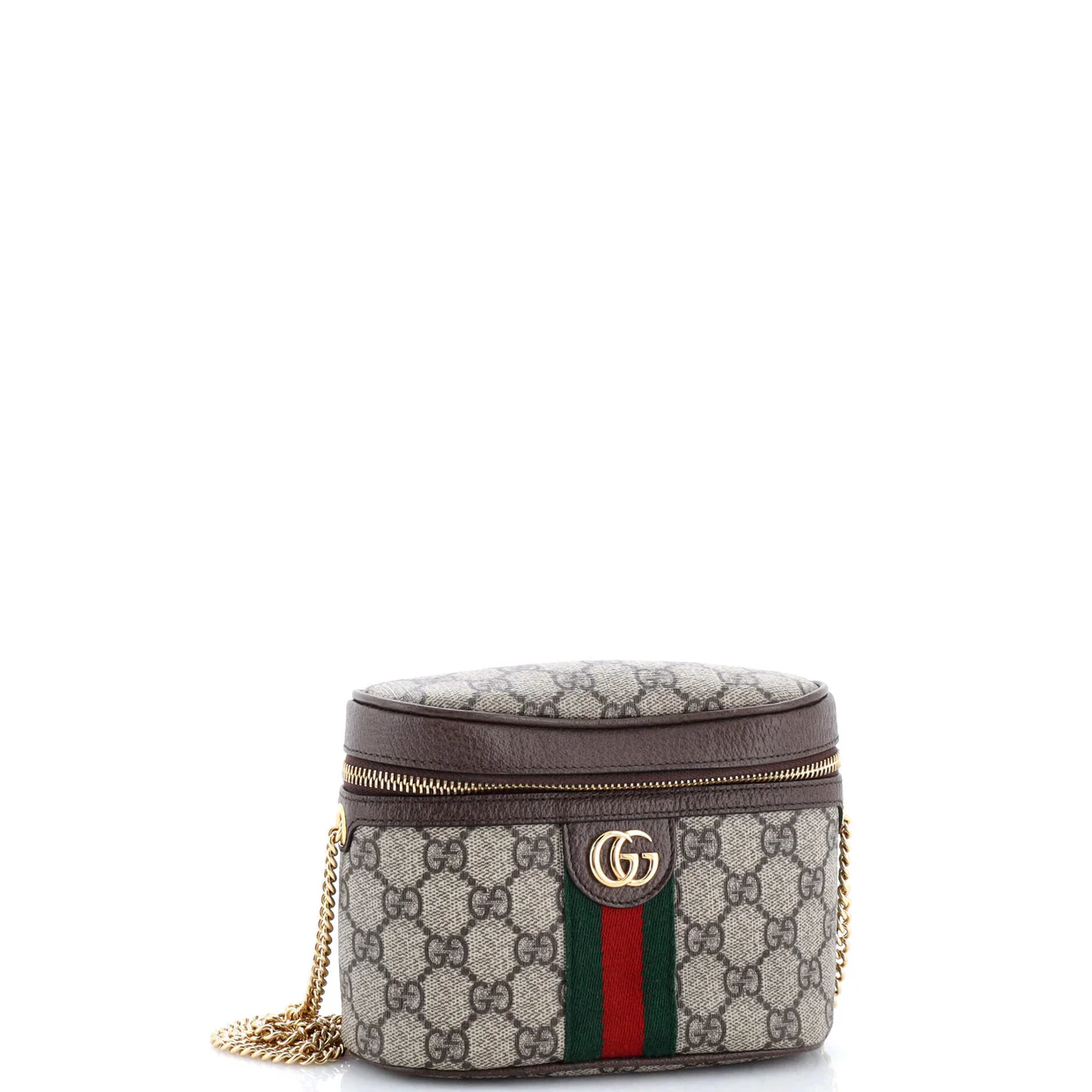 Ophidia Chain Belt Bag GG Coated Canvas Small - Deep Luxury