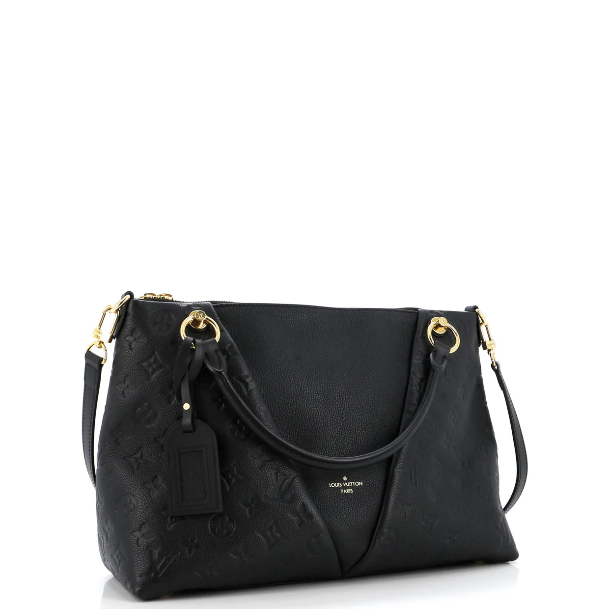 V Tote Monogram Empreinte Leather MM - Deep Luxury