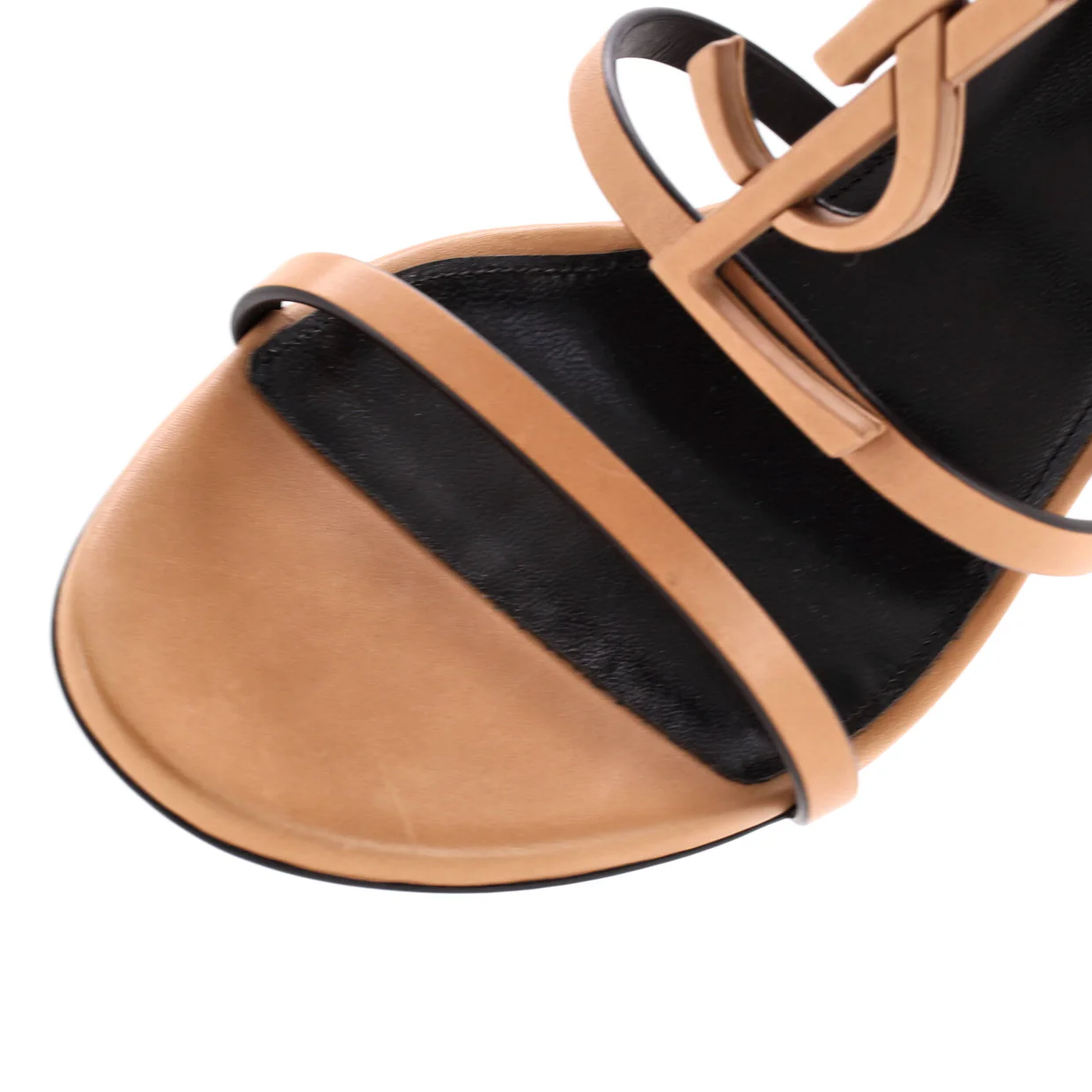 Women's Cassandra Heeled Sandals Leather 100 - Deep Luxury