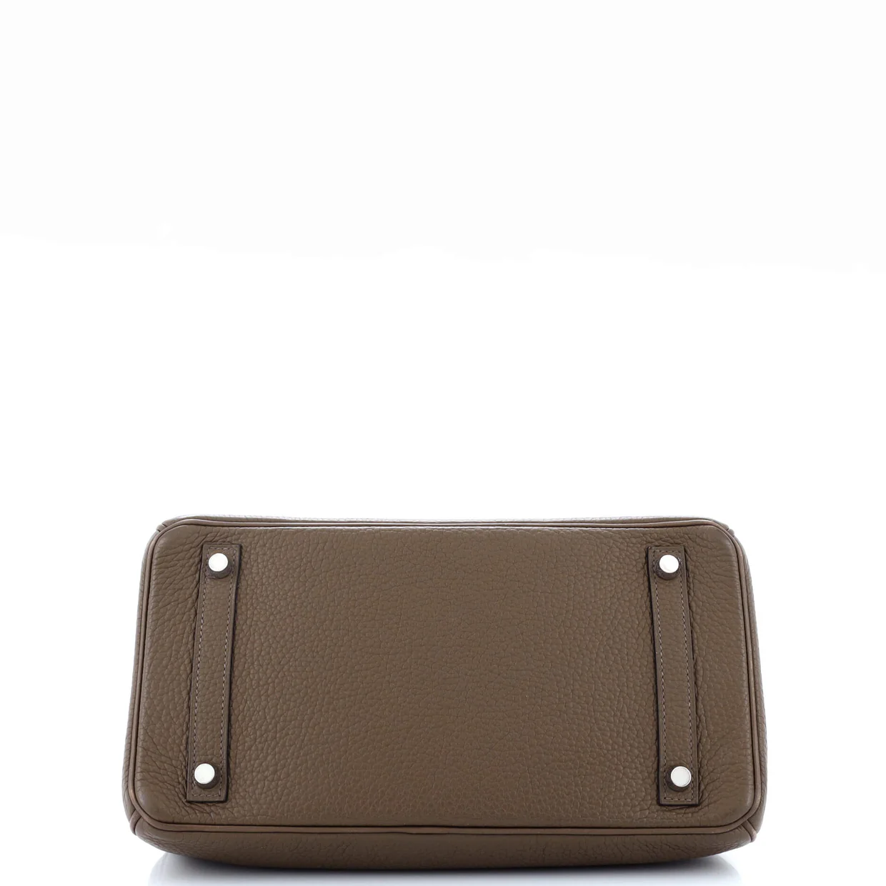 Birkin Handbag Verso Clemence with Palladium Hardware 30 - Deep Luxury