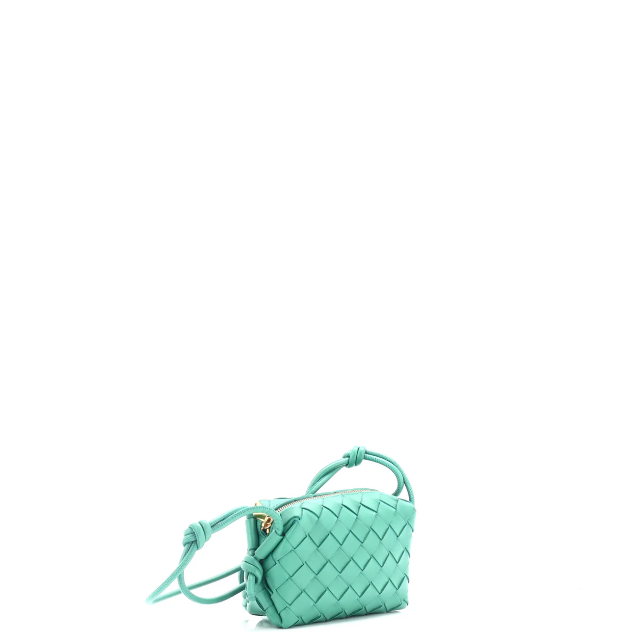 Loop Crossbody Bag Intrecciato Nappa Candy - Deep Luxury