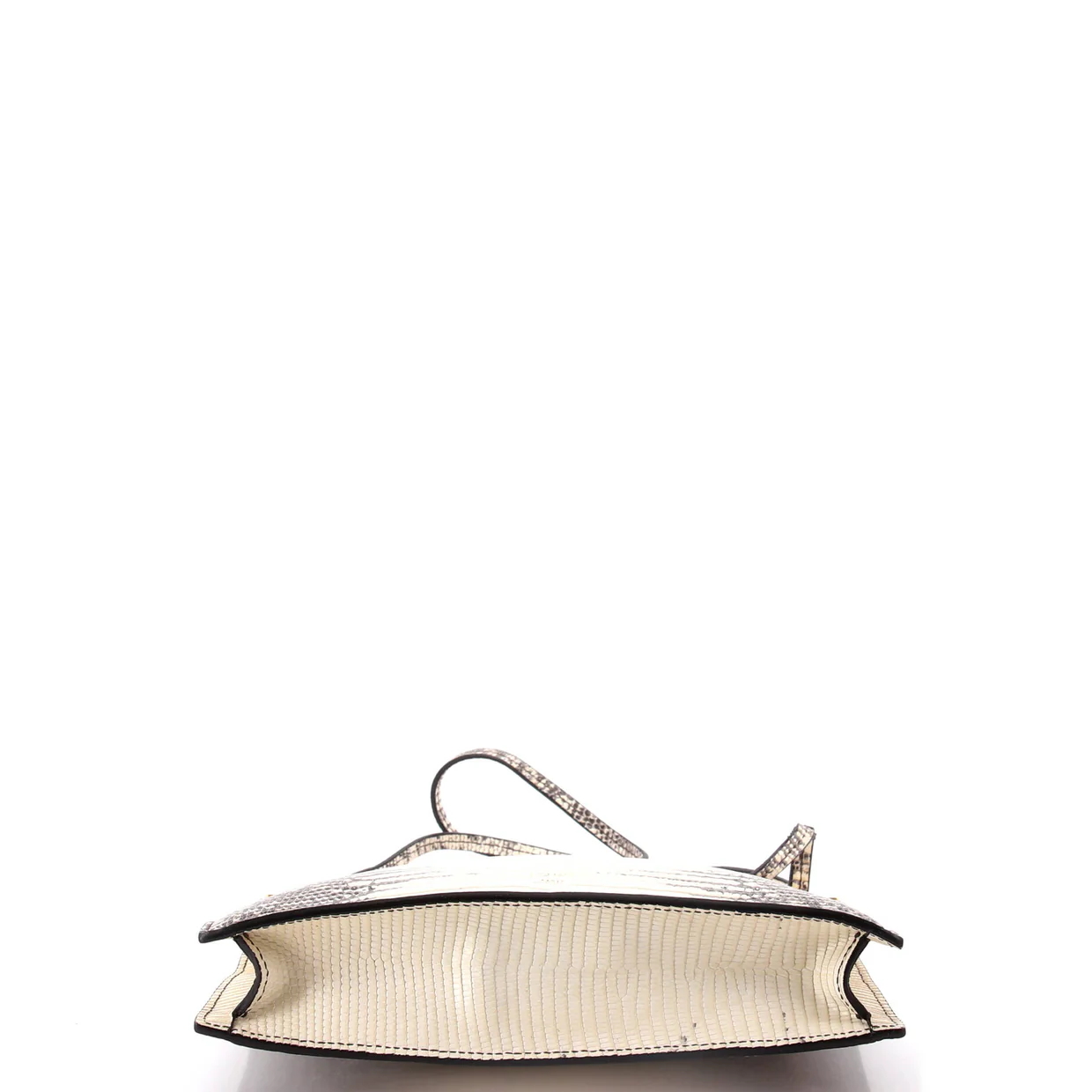 Clasp Crossbody Bag Lizard Mini - Deep Luxury