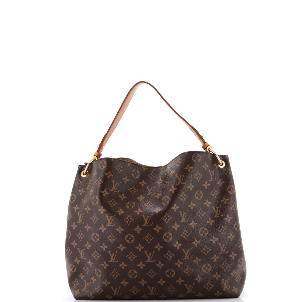Graceful Handbag Monogram Canvas MM - Deep Luxury