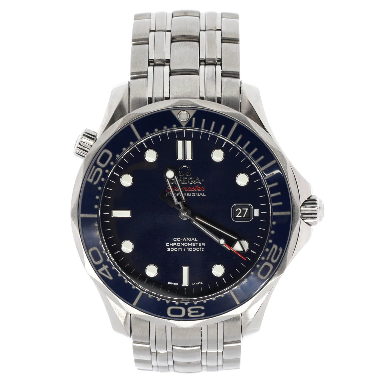 Seamaster Professional Diver 300M Co-Axial Chronometer Automatic Watch Stainless Steel 41 - Deep Luxury