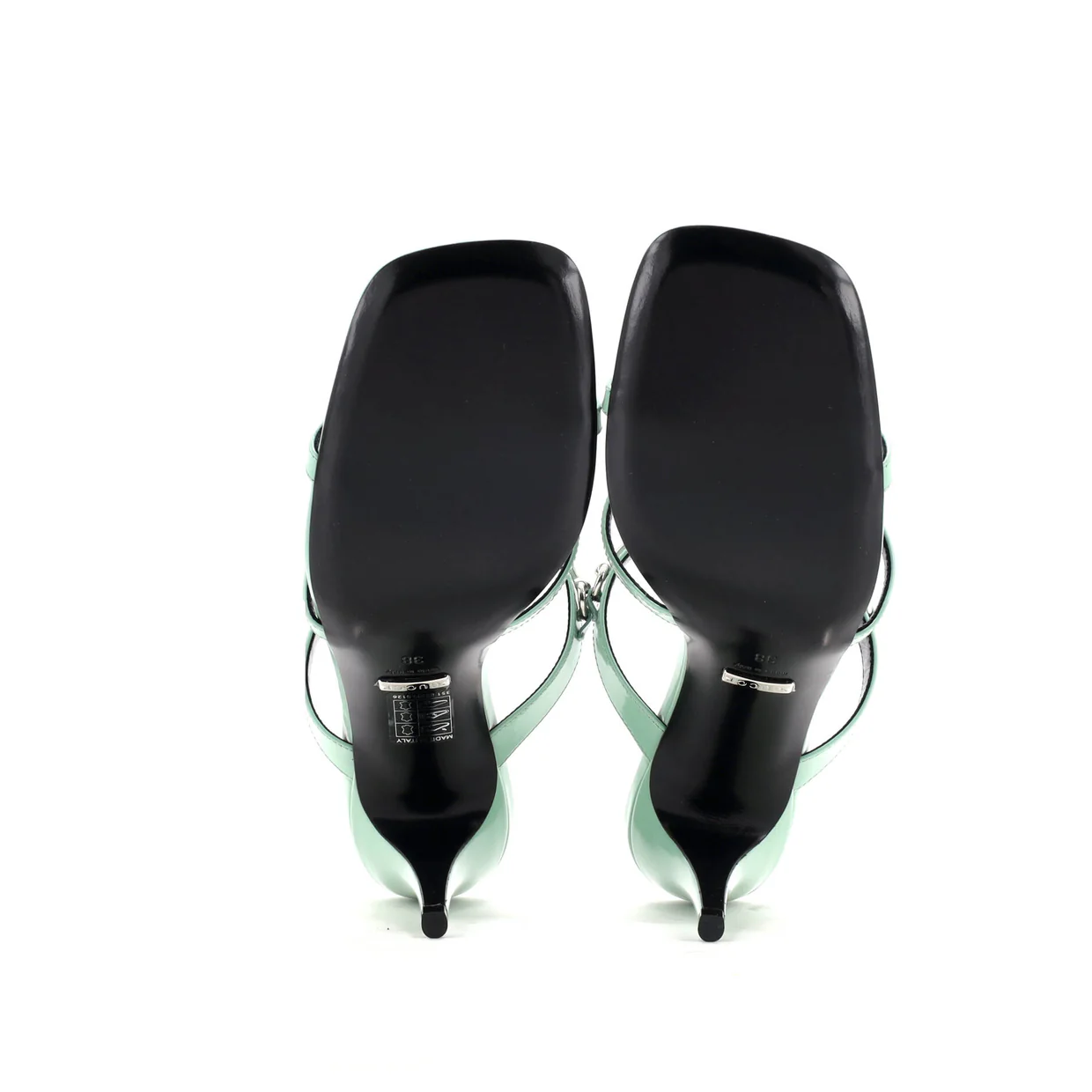 Women's Horsebit Cage Heeled Sandals Leather - Deep Luxury