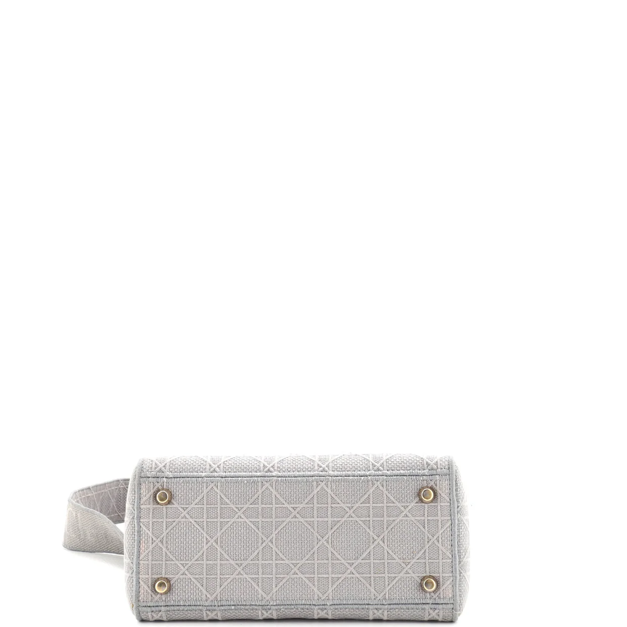 Lady D-Lite Bag Cannage Embroidered Canvas Medium - Deep Luxury