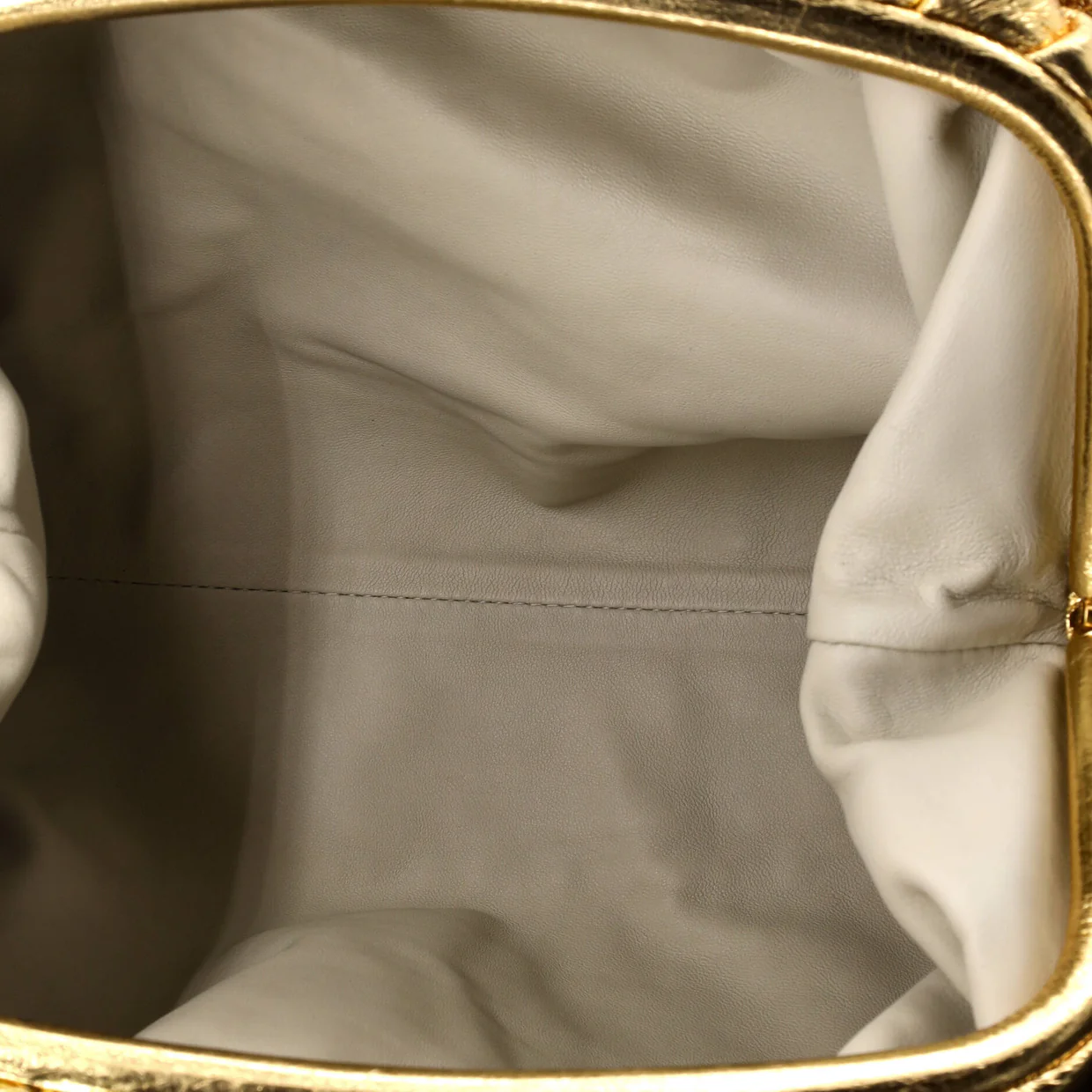 The Pouch Metallic Textured Leather - Deep Luxury