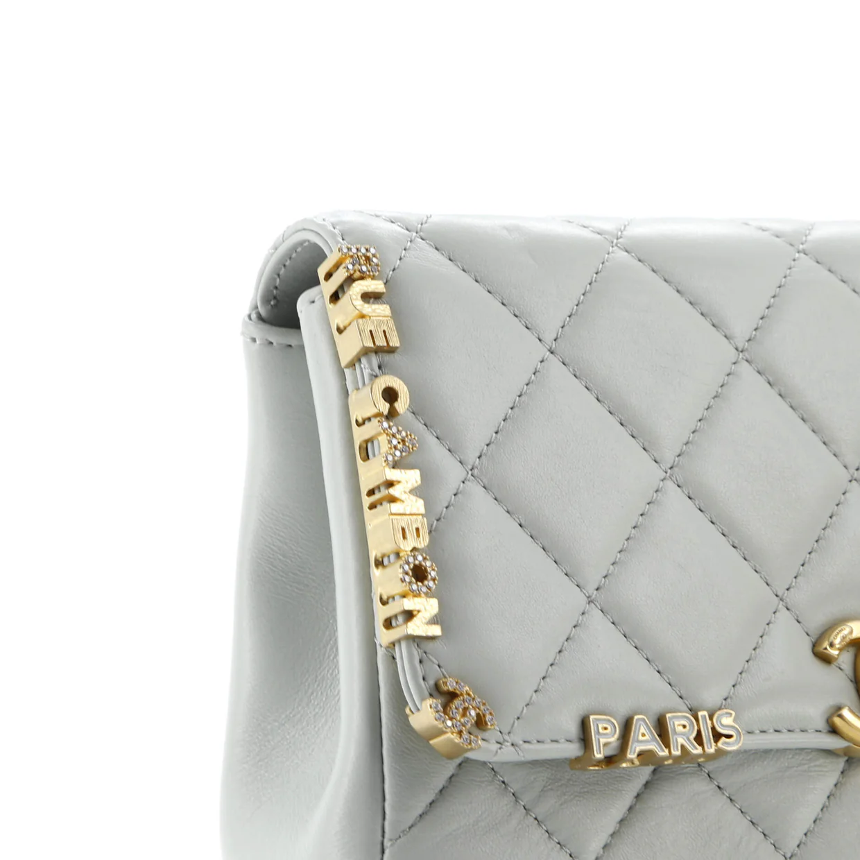 Paris Monaco Flap Bag Quilted Lambskin Mini - Deep Luxury