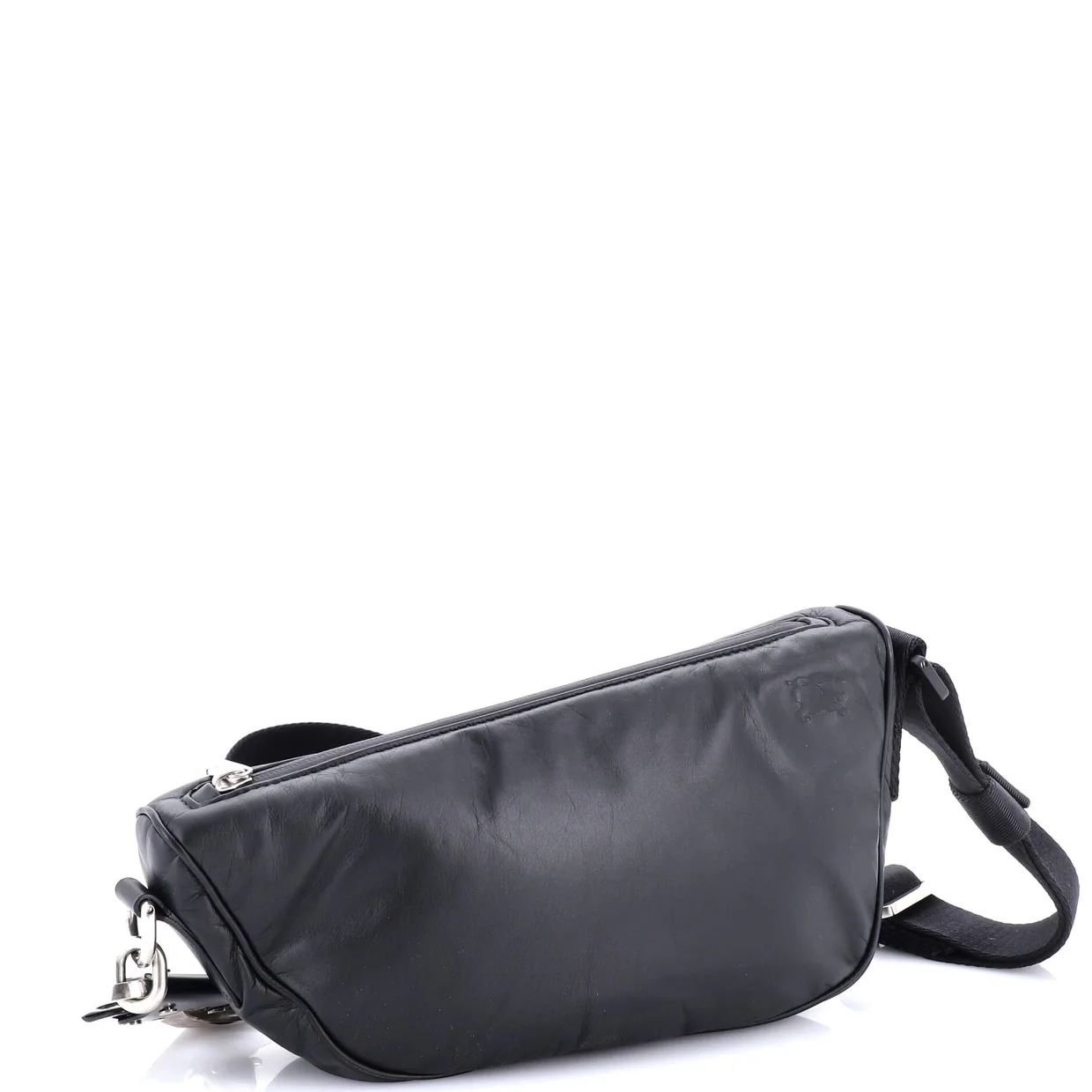 Shield Messenger Bag Leather Medium - Deep Luxury