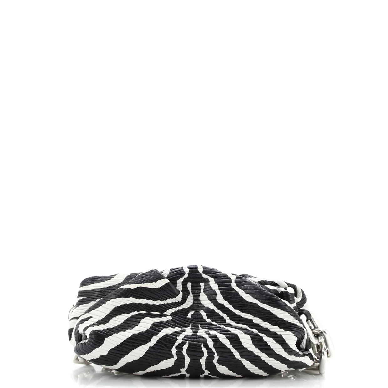 The Chain Pouch Printed Textured Leather - Deep Luxury