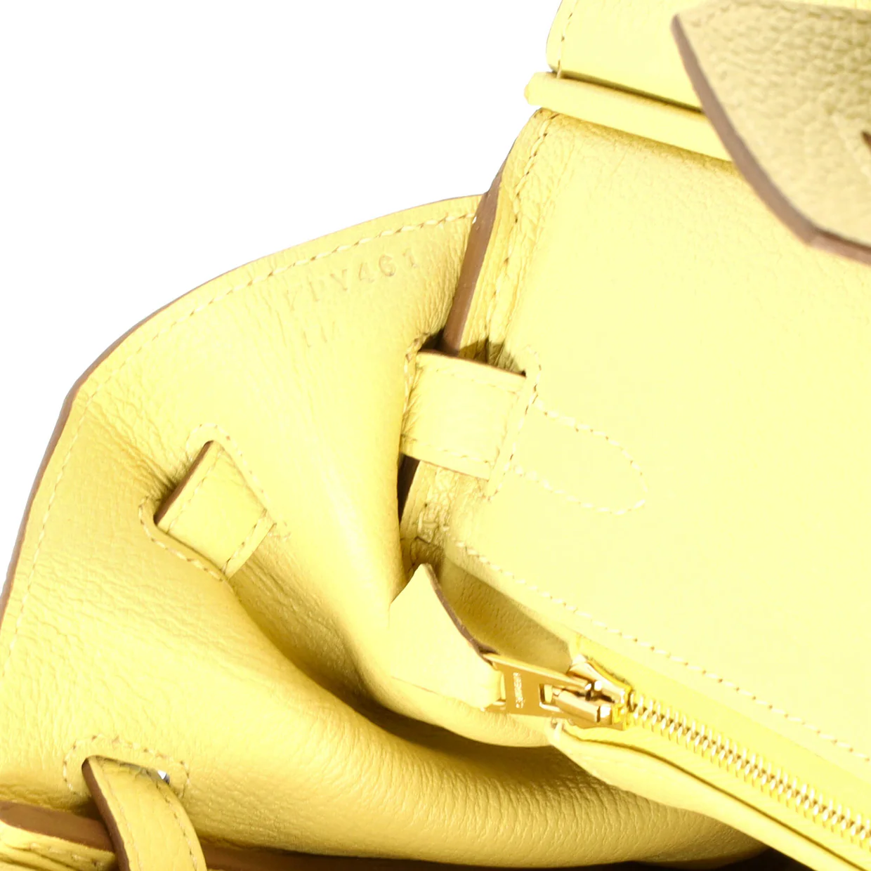 Birkin Handbag Jaune Poussin Togo with Gold Hardware 25 - Deep Luxury