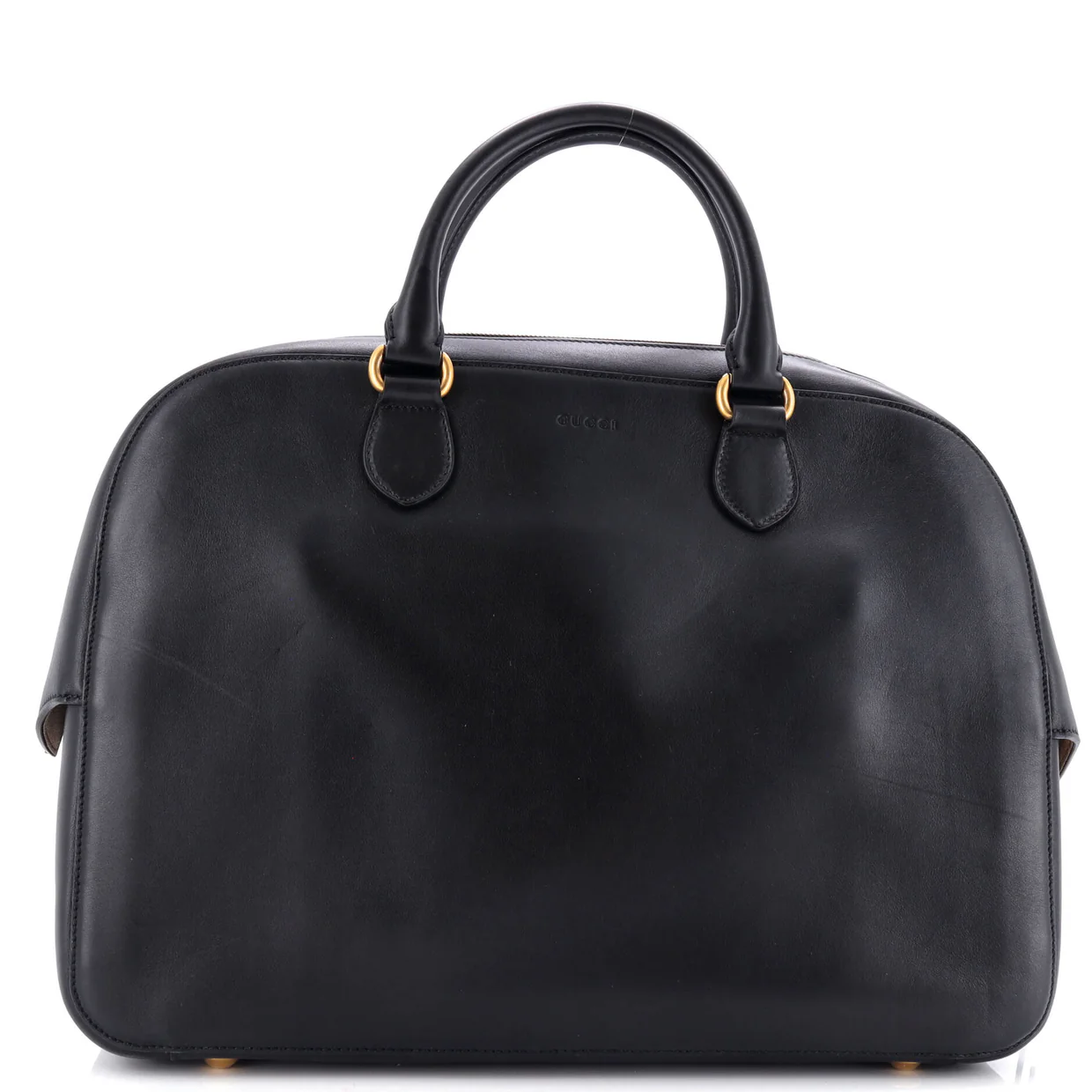 Animal Duffle Bag Embossed Leather Large - Deep Luxury