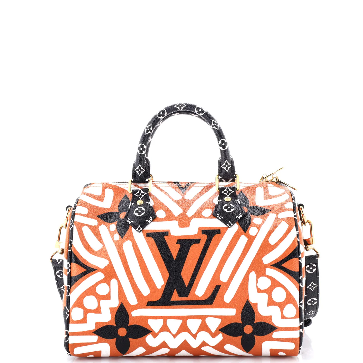 Speedy Bandouliere Bag Limited Edition Crafty Monogram Giant 25 - Deep Luxury