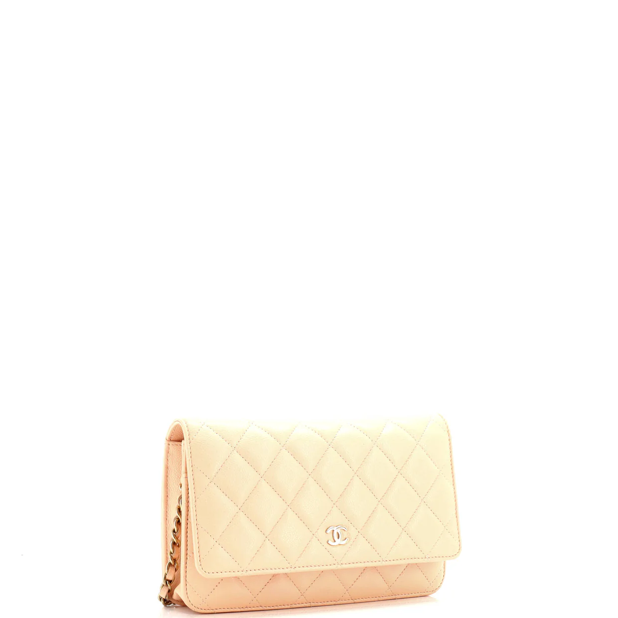 Wallet on Chain Quilted Caviar - Deep Luxury