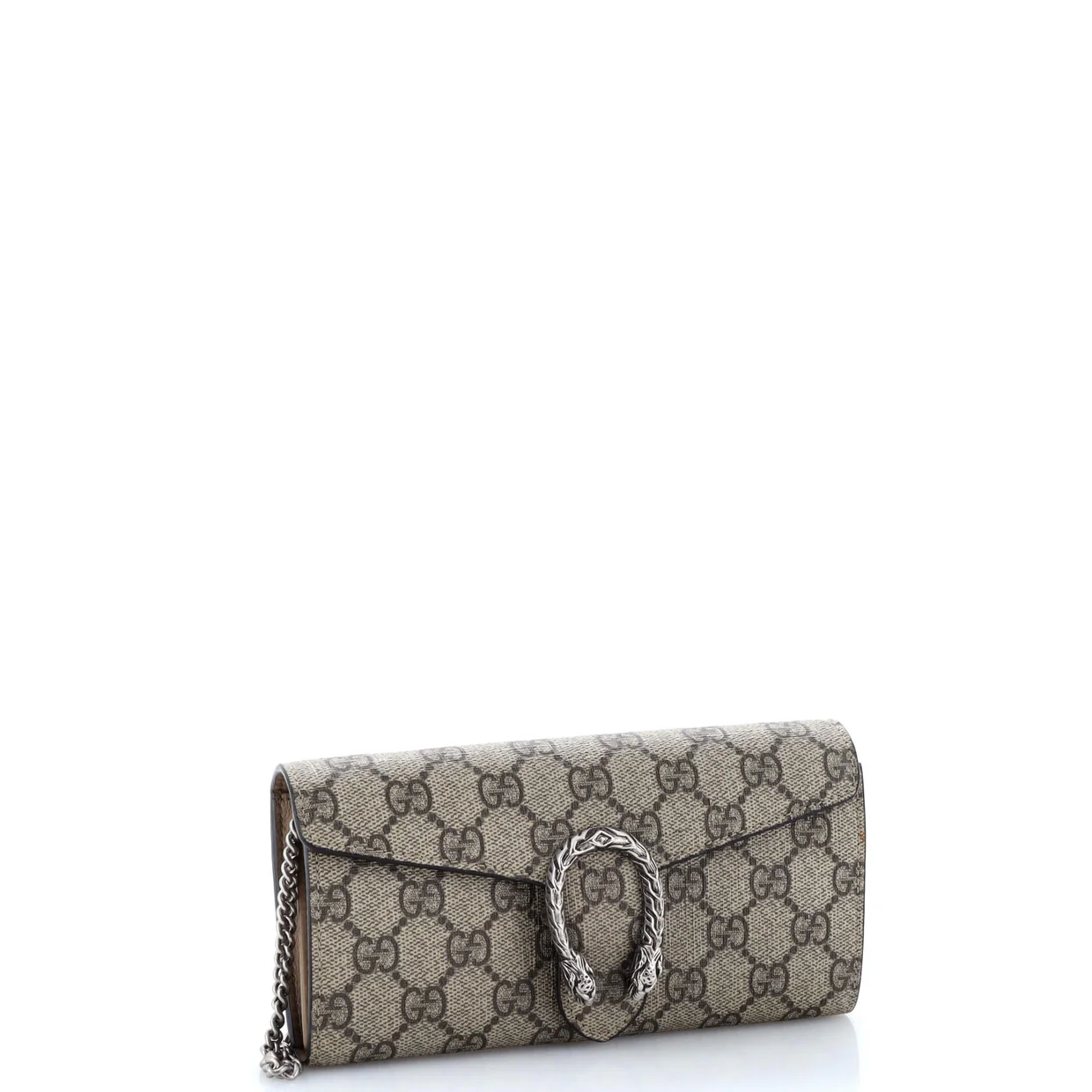 Dionysus Chain Wallet GG Coated Canvas Long - Deep Luxury