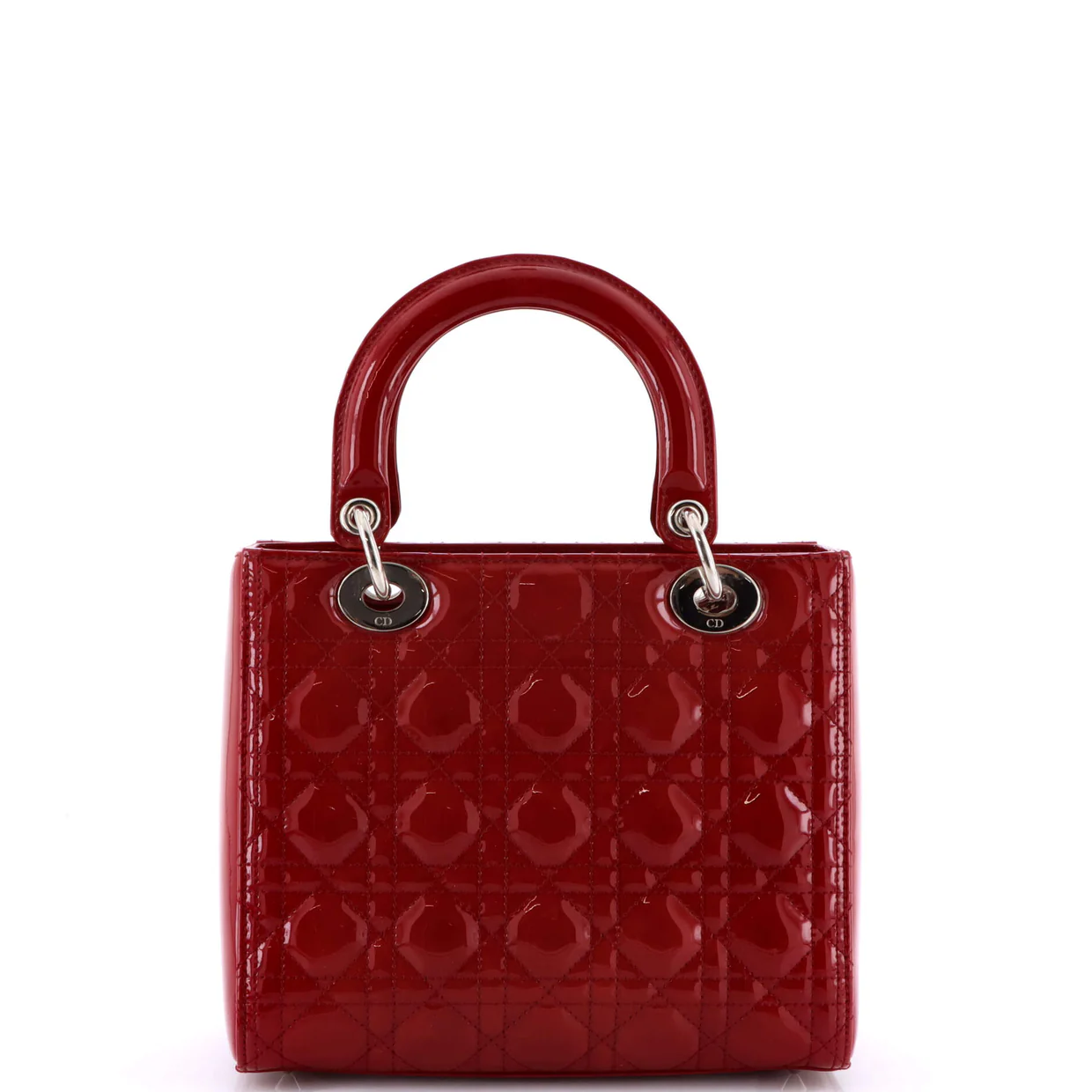 Lady Dior Bag Cannage Quilt Patent Medium - Deep Luxury