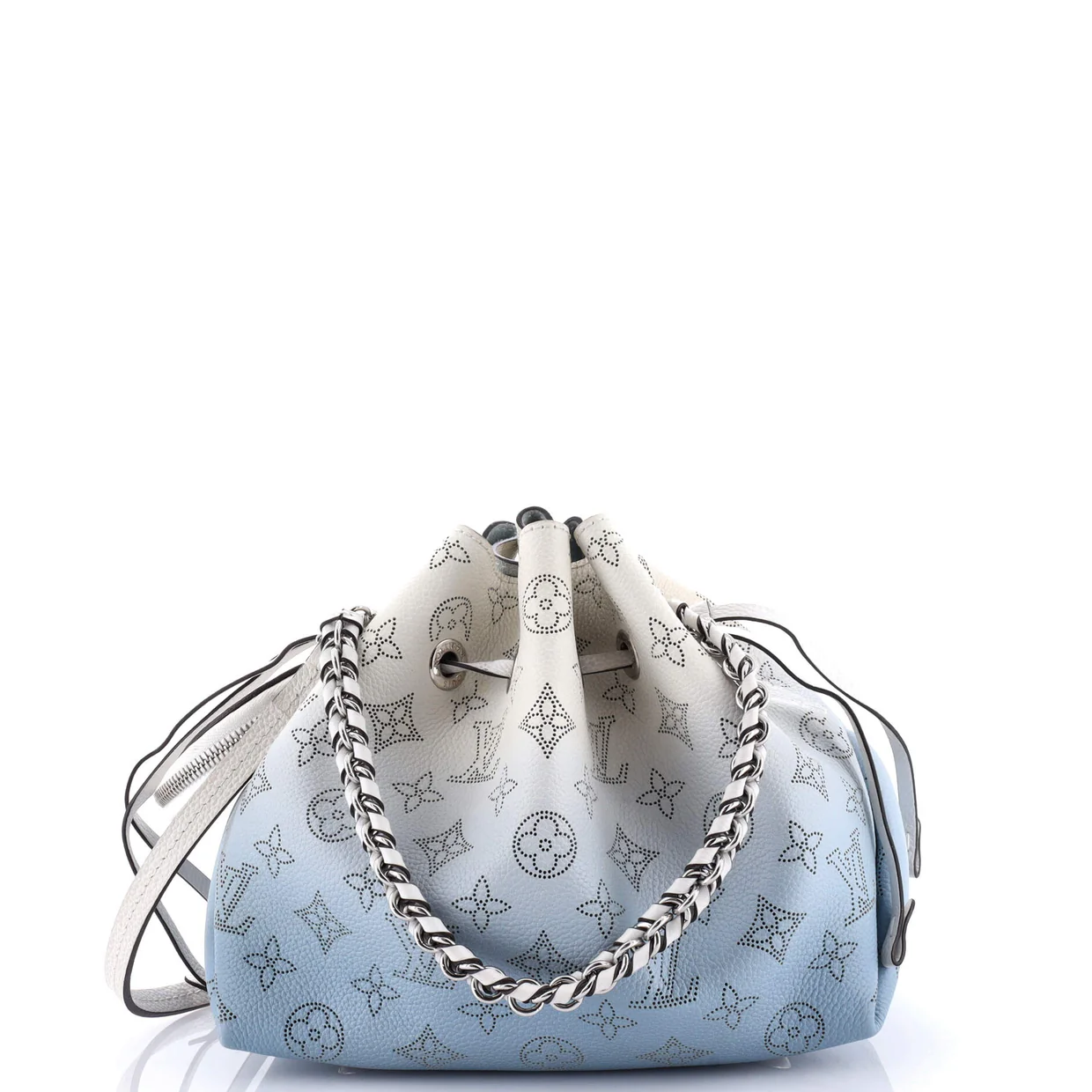 Bella Bucket Bag Gradient Mahina Leather - Deep Luxury