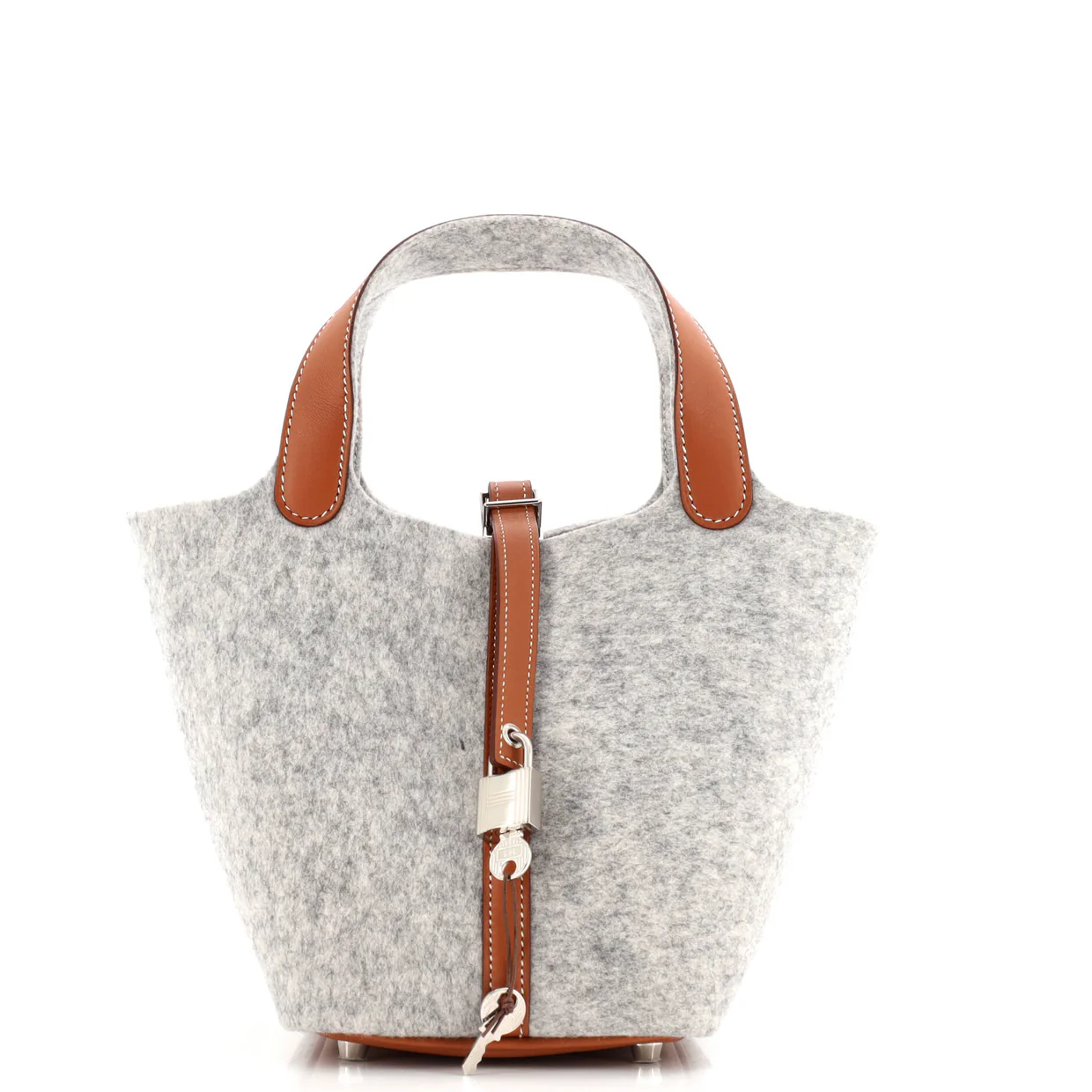 Picotin Lock Bag Felt with Leather PM - Deep Luxury