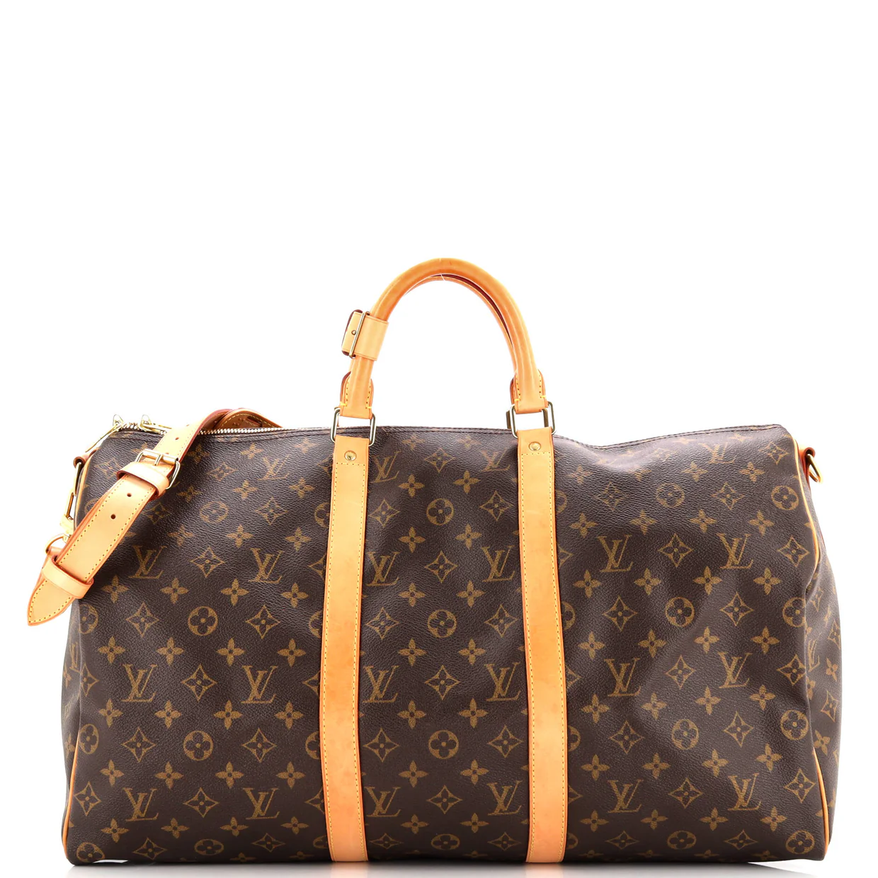 Keepall Bandouliere Bag Monogram Canvas 50 - Deep Luxury
