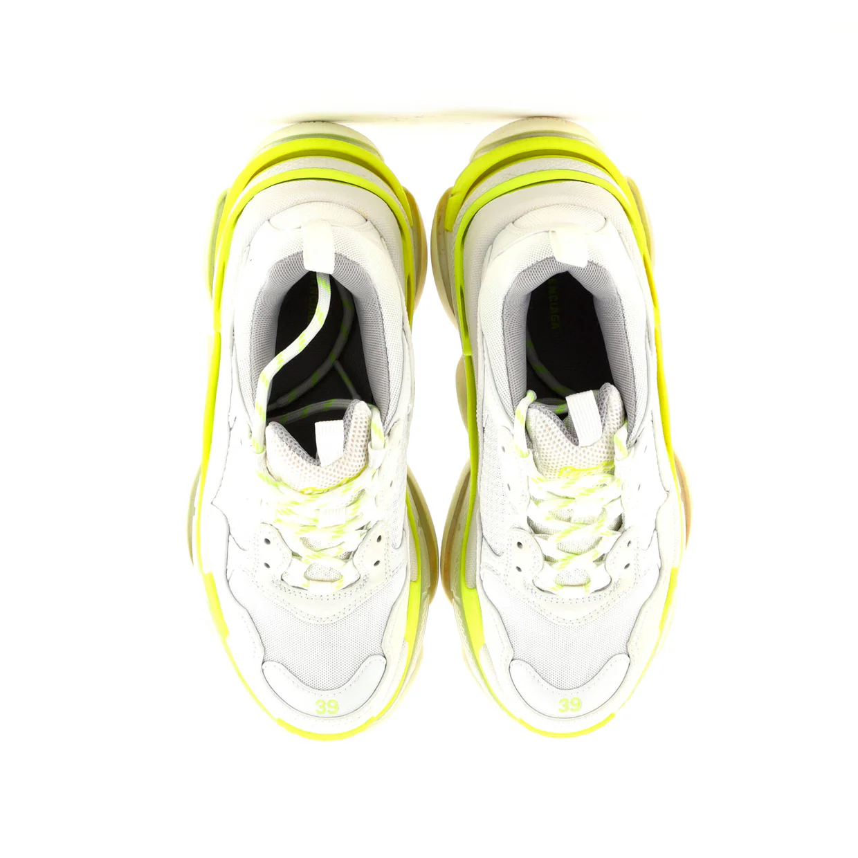 Men's Triple S Sneakers Fabric and Mesh with Faux Leather - Deep Luxury