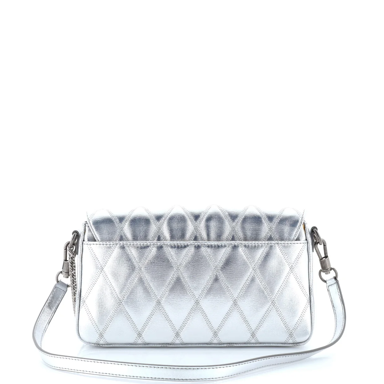 Charm Shoulder Bag Quilted Leather Medium - Deep Luxury