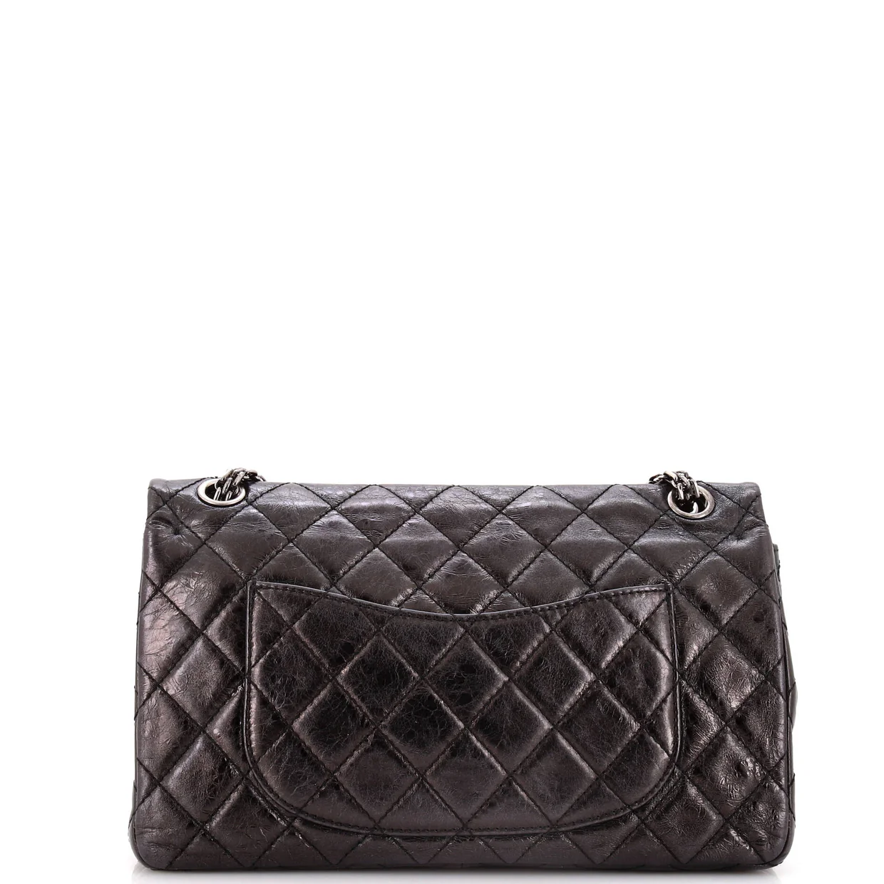 Reissue 2.55 Flap Bag Quilted Aged Calfskin 226 - Deep Luxury