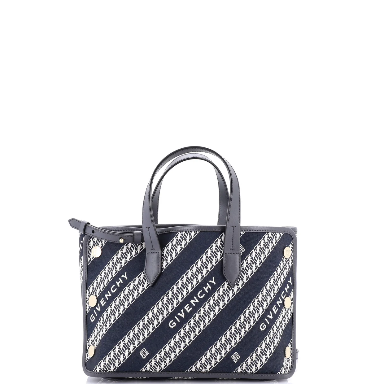 Bond Shopper Tote Logo Jacquard Canvas Mini - Deep Luxury
