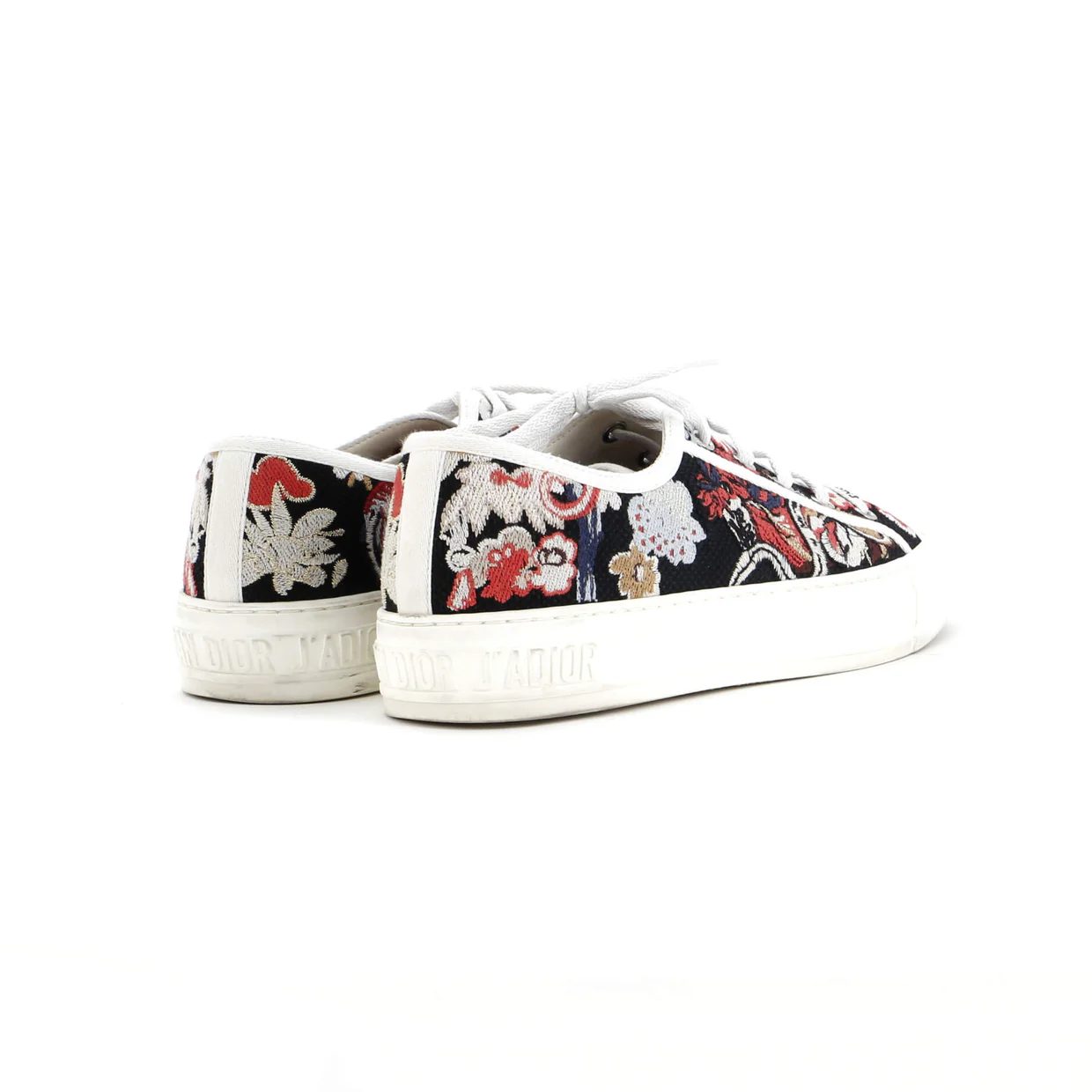 Women's Walk'N'Dior Sneakers Embroidered Canvas - Deep Luxury