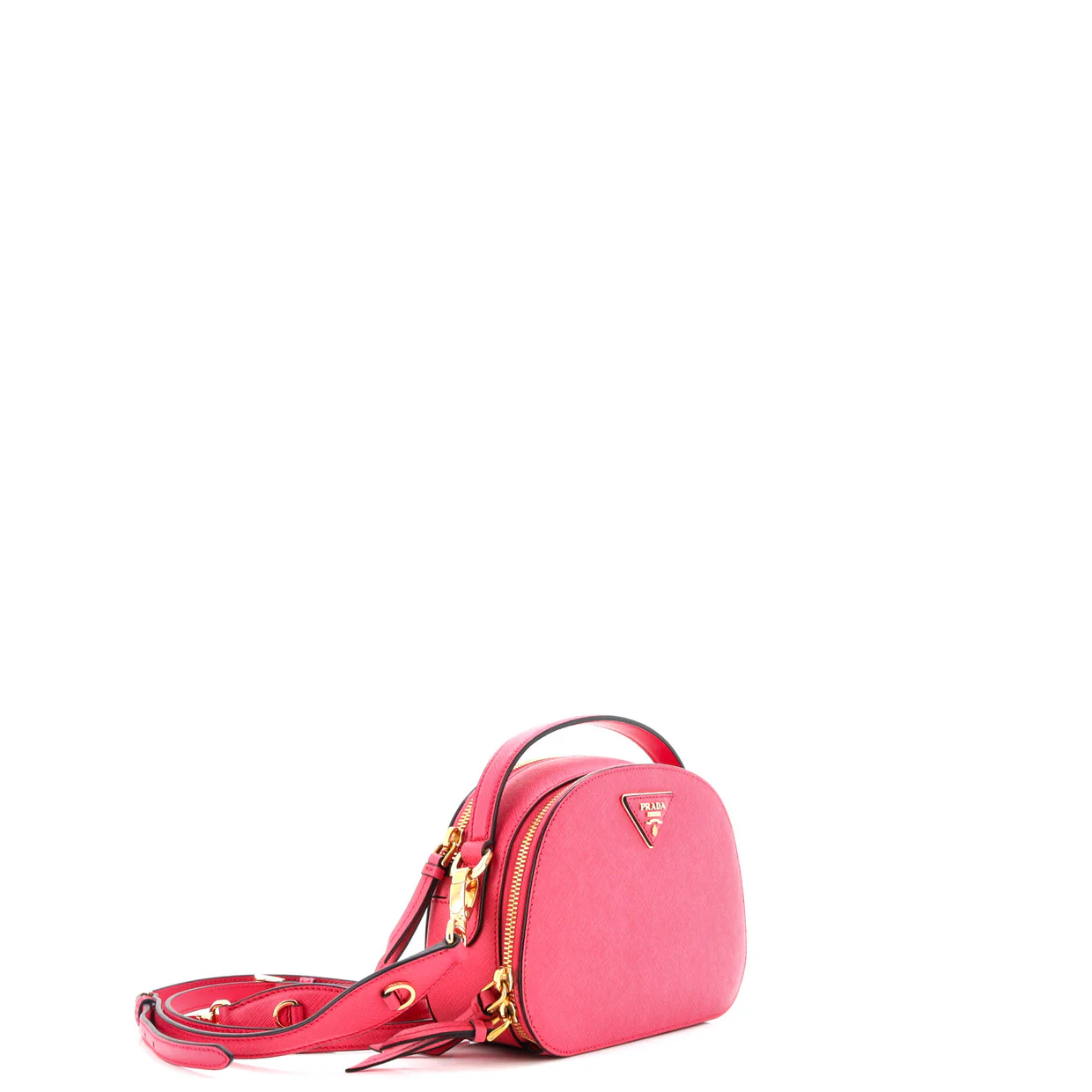 Odette Top Handle Bag Saffiano Leather Small - Deep Luxury