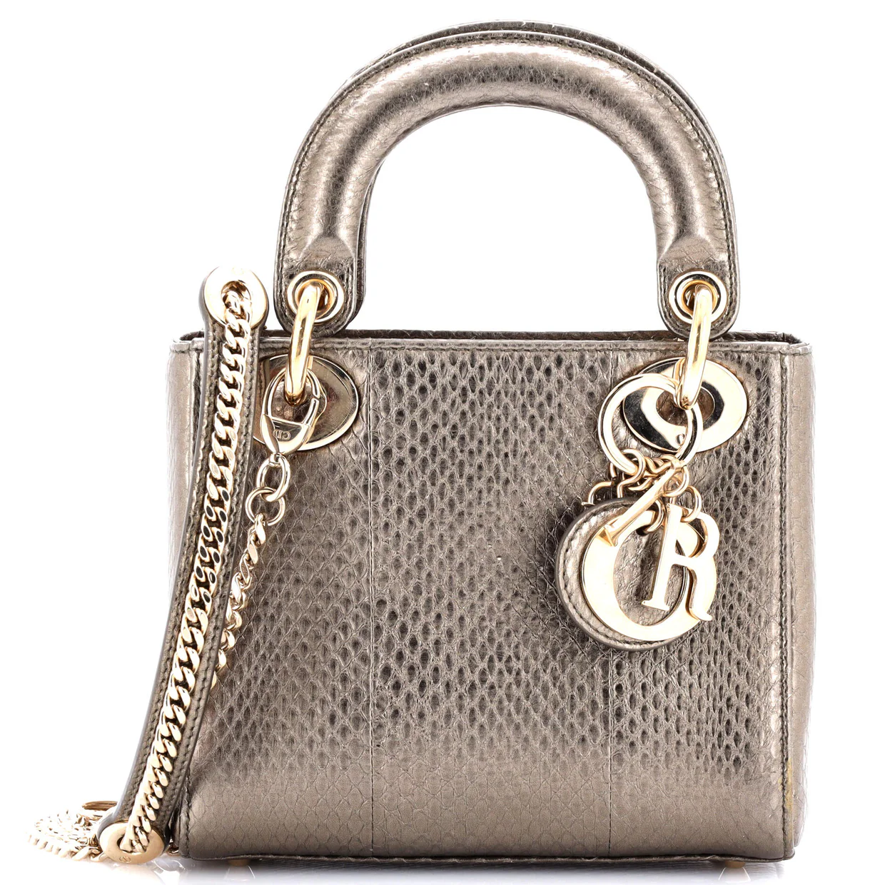 Lady Dior Chain Bag Python Mini - Deep Luxury