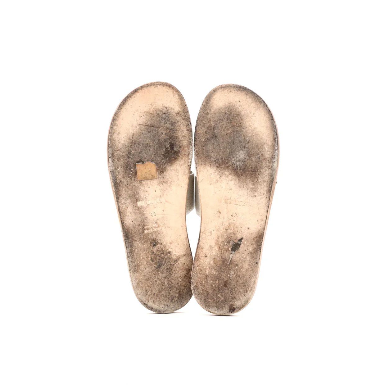 Men's Izmir Slide Sandals Leather - Deep Luxury