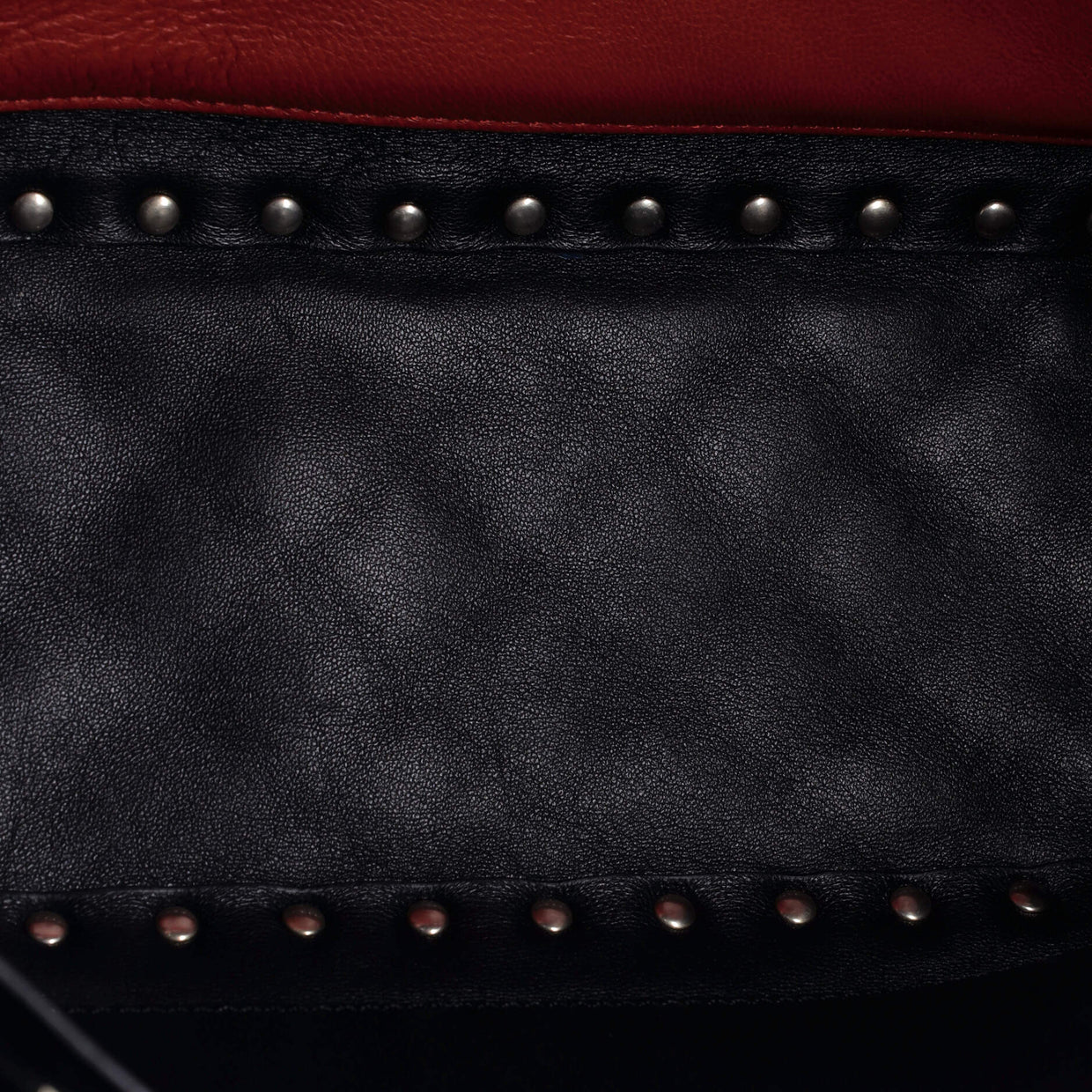Rockstud Spike Flap Shoulder Bag Quilted Velvet Large - Deep Luxury