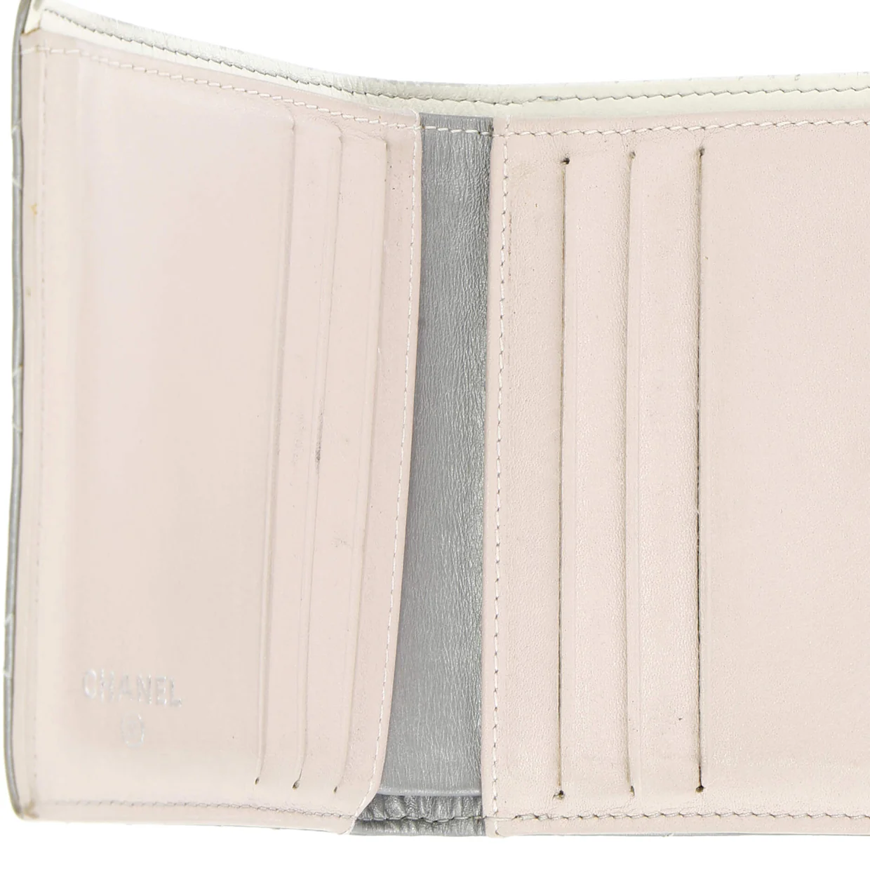 CC Compact Wallet Quilted Calfskin - Deep Luxury