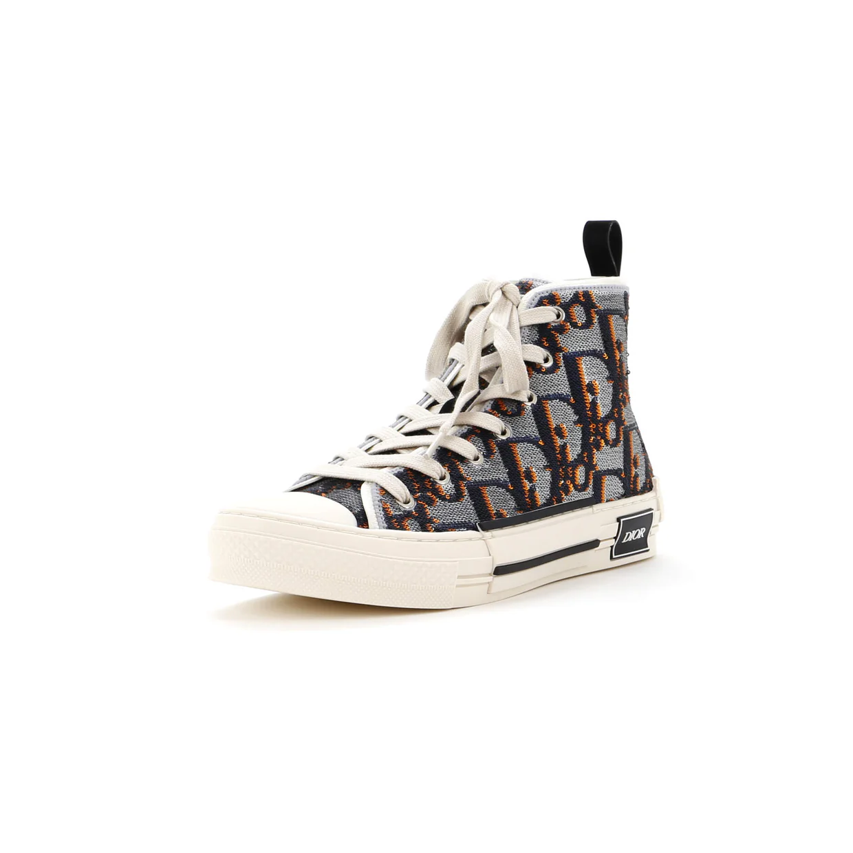 Men's B23 High-Top Sneakers Sequin Embellished Oblique Canvas - Deep Luxury