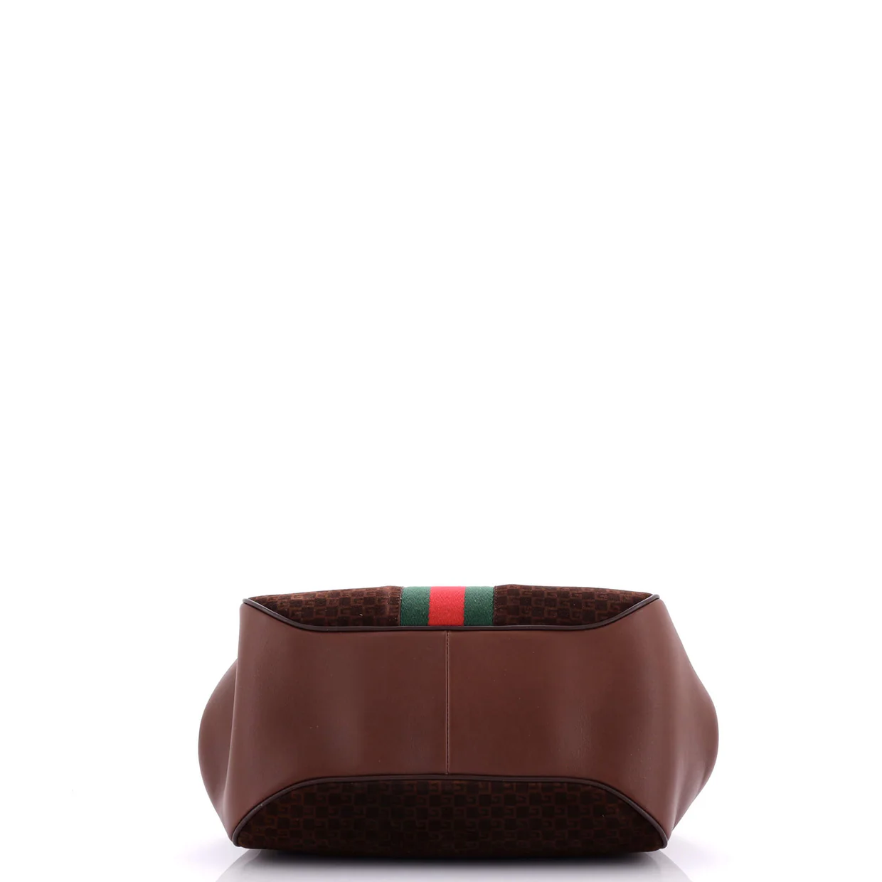 Virgo Tote Bag GG Suede with Leather Medium - Deep Luxury