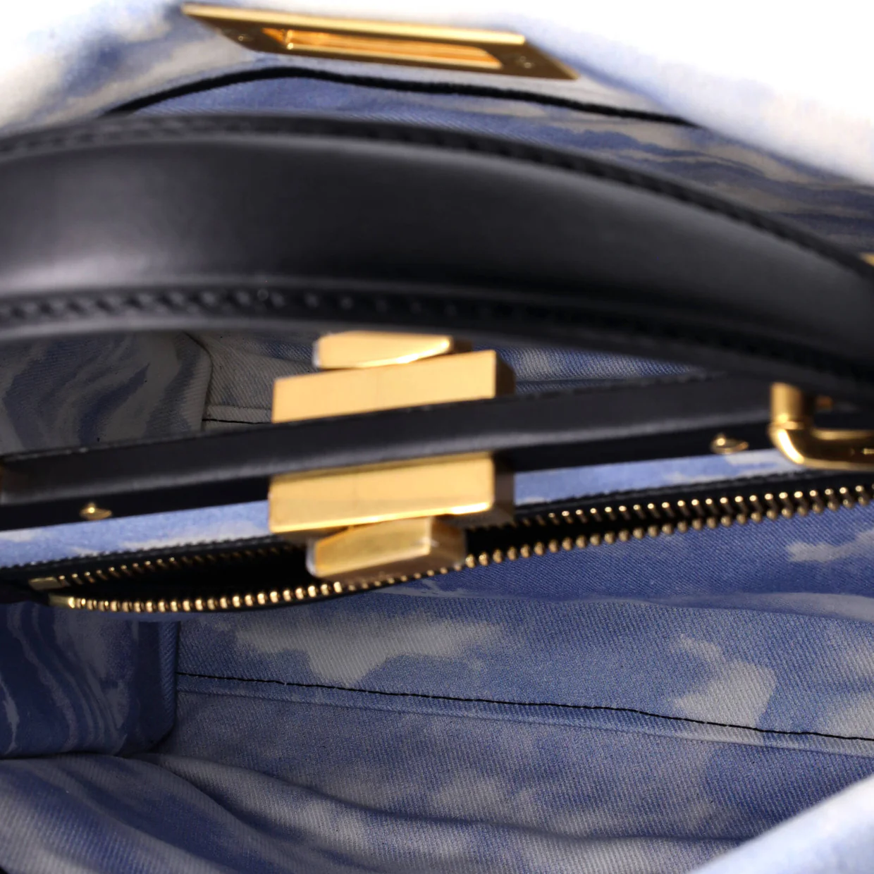 Peekaboo Iconic Bag Joshua Vides Printed Canvas Regular - Deep Luxury