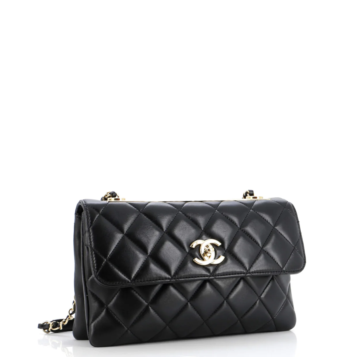 Trendy CC Flap Bag Quilted Lambskin Medium - Deep Luxury